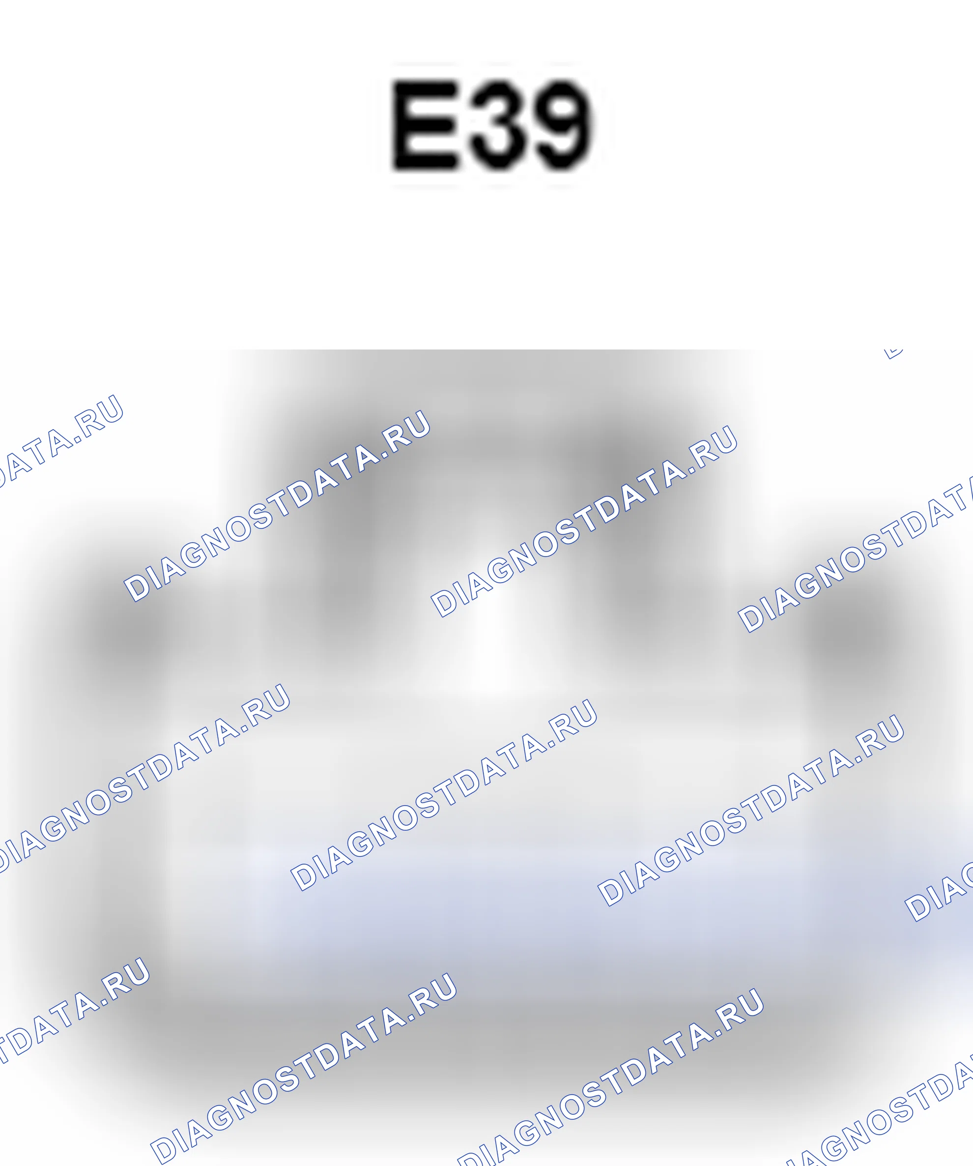 Рис. 1199: Вид с торца соединителя двигателя воздуходувки (E39). Toyota Camry XV40