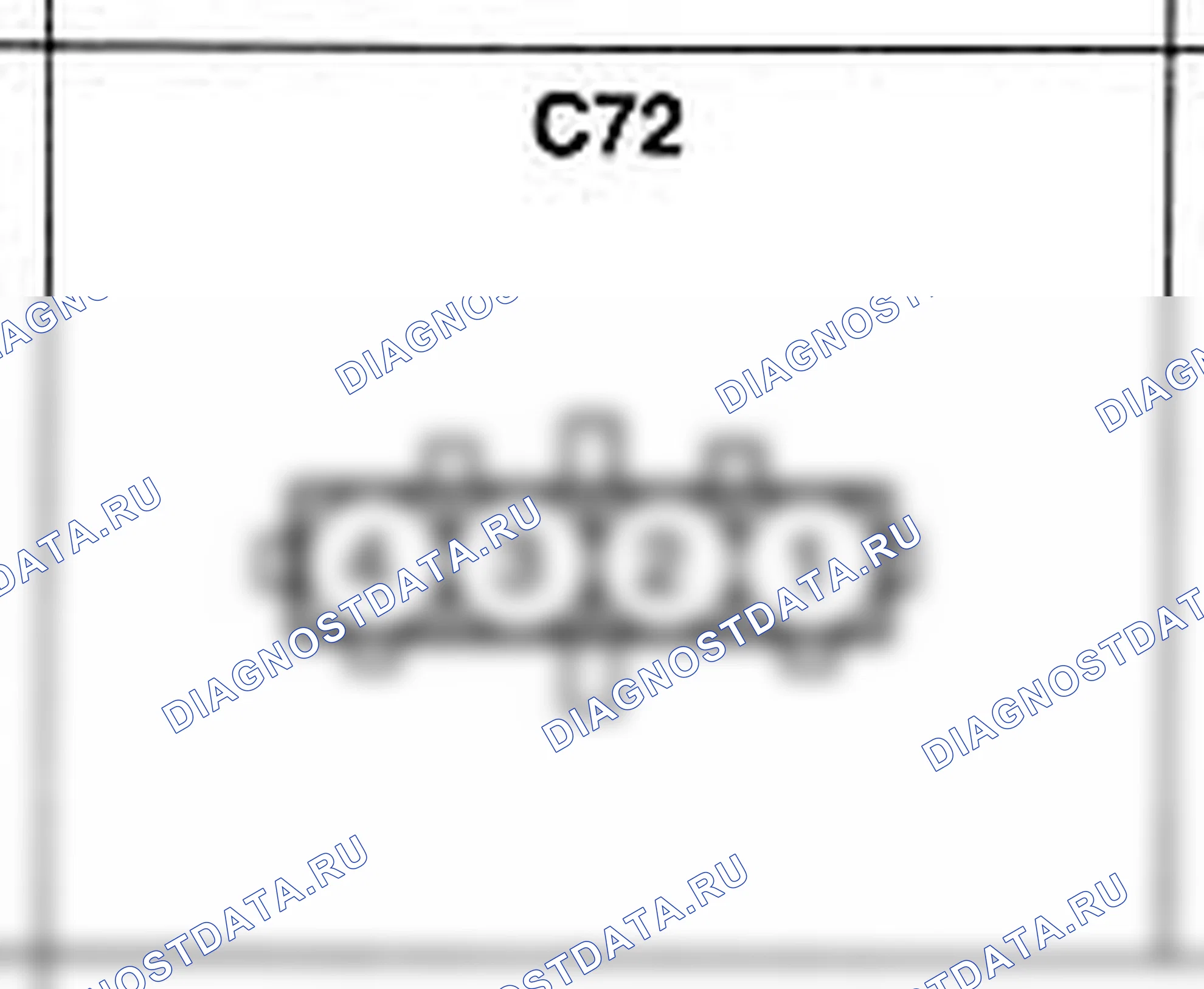 Распиновка разъёма C72 — жгута управления. Hyundai H-1 A1
