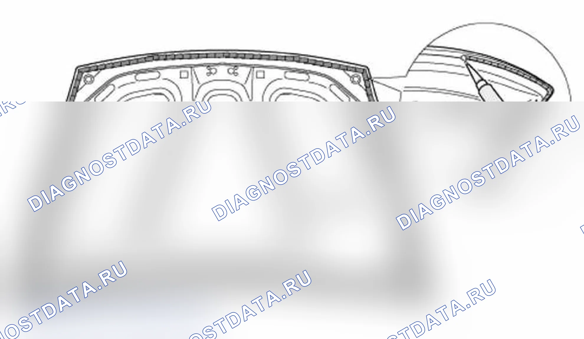 Рис. 43: Задняя крышка. Porsche Boxster S 986 рестайлинг
