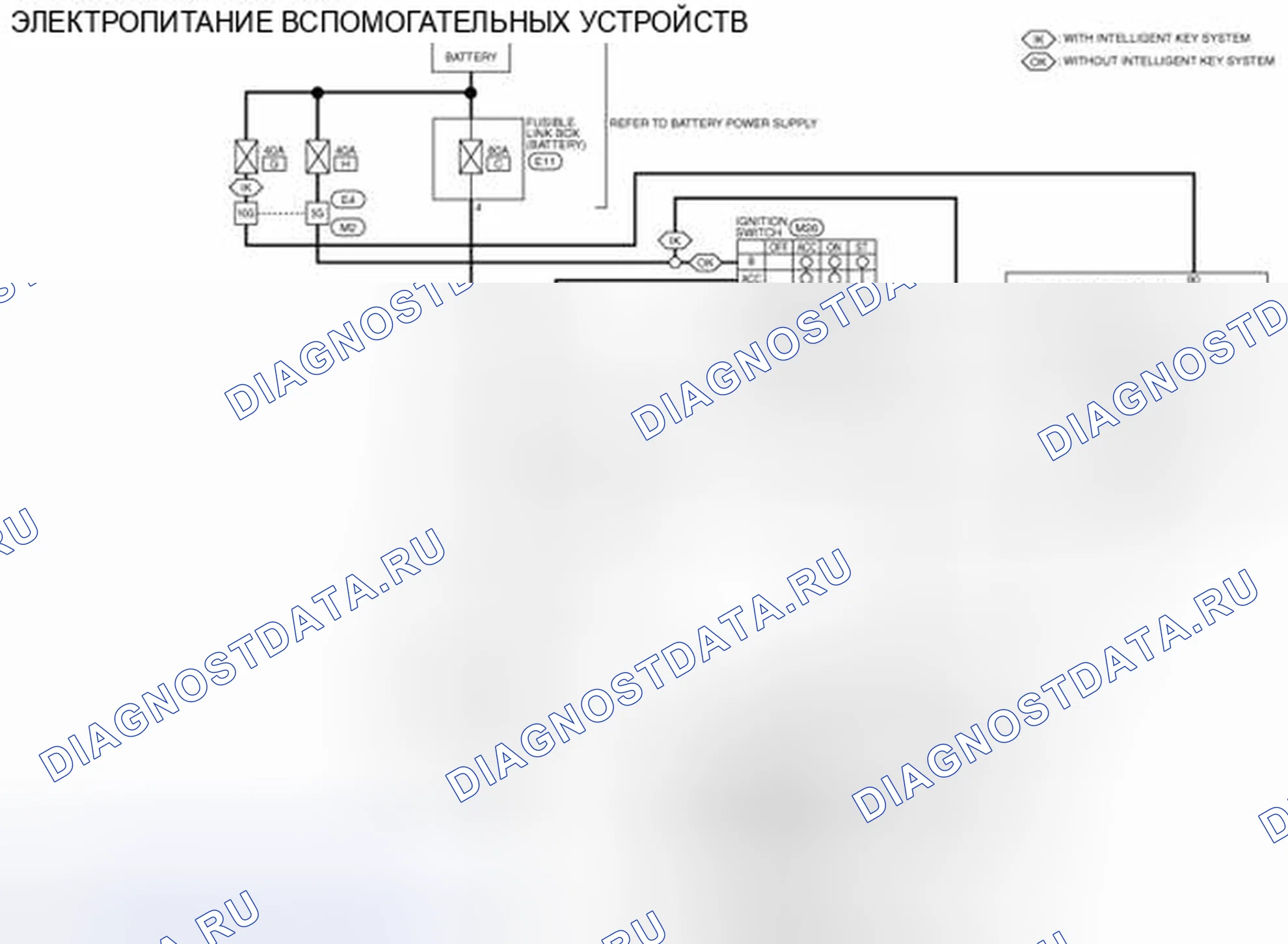 Рис. 22: электросхема - источник питания. Nissan Sentra B17 рестайлинг