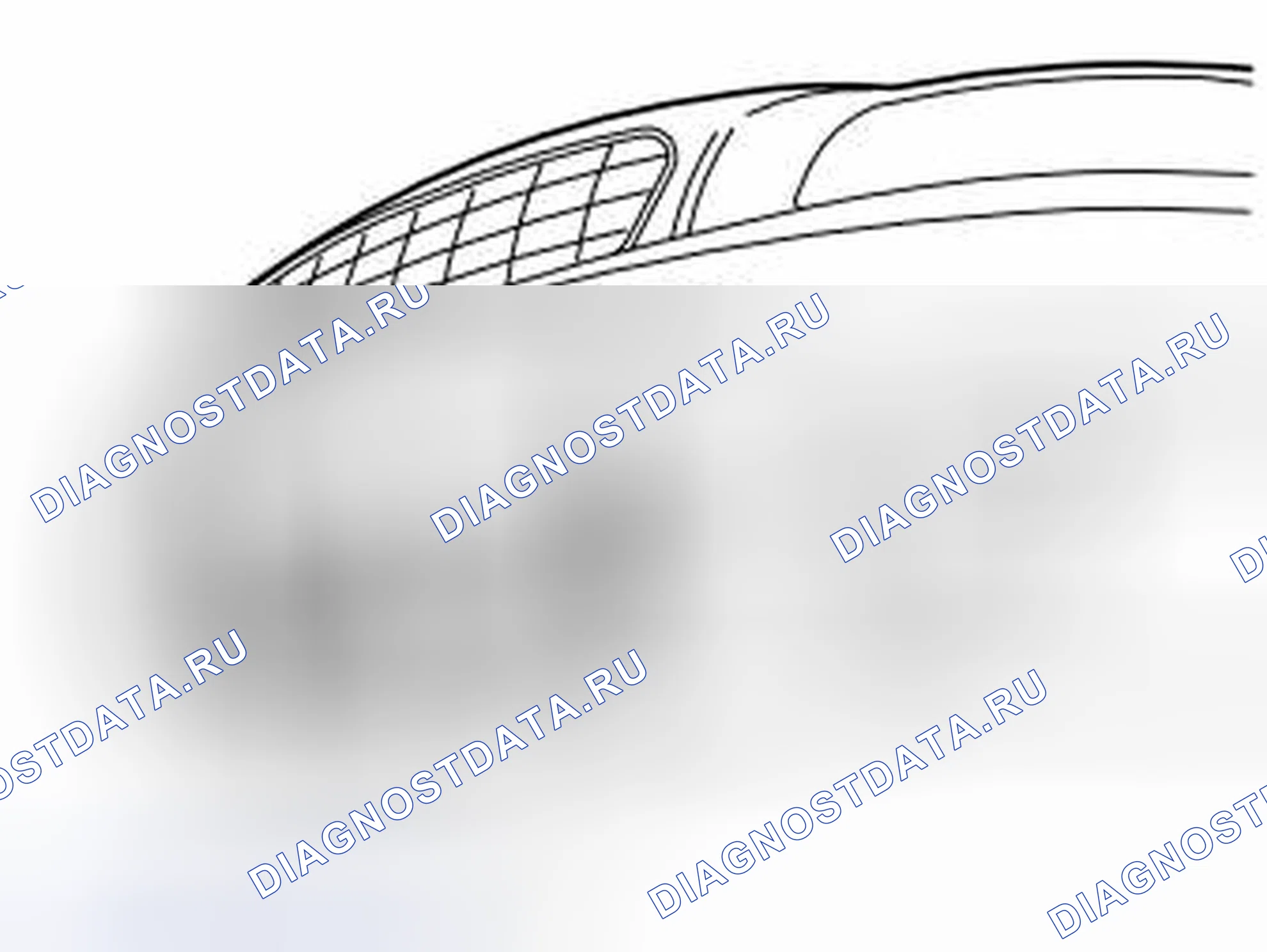 Рис. 121: Ограждение бампера. Volvo XC70 I рестайлинг