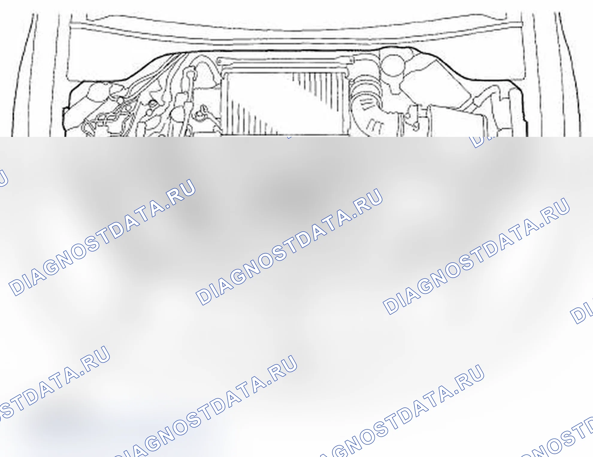 Рис. 151: Указатель расположения компонентов. Acura RDX I