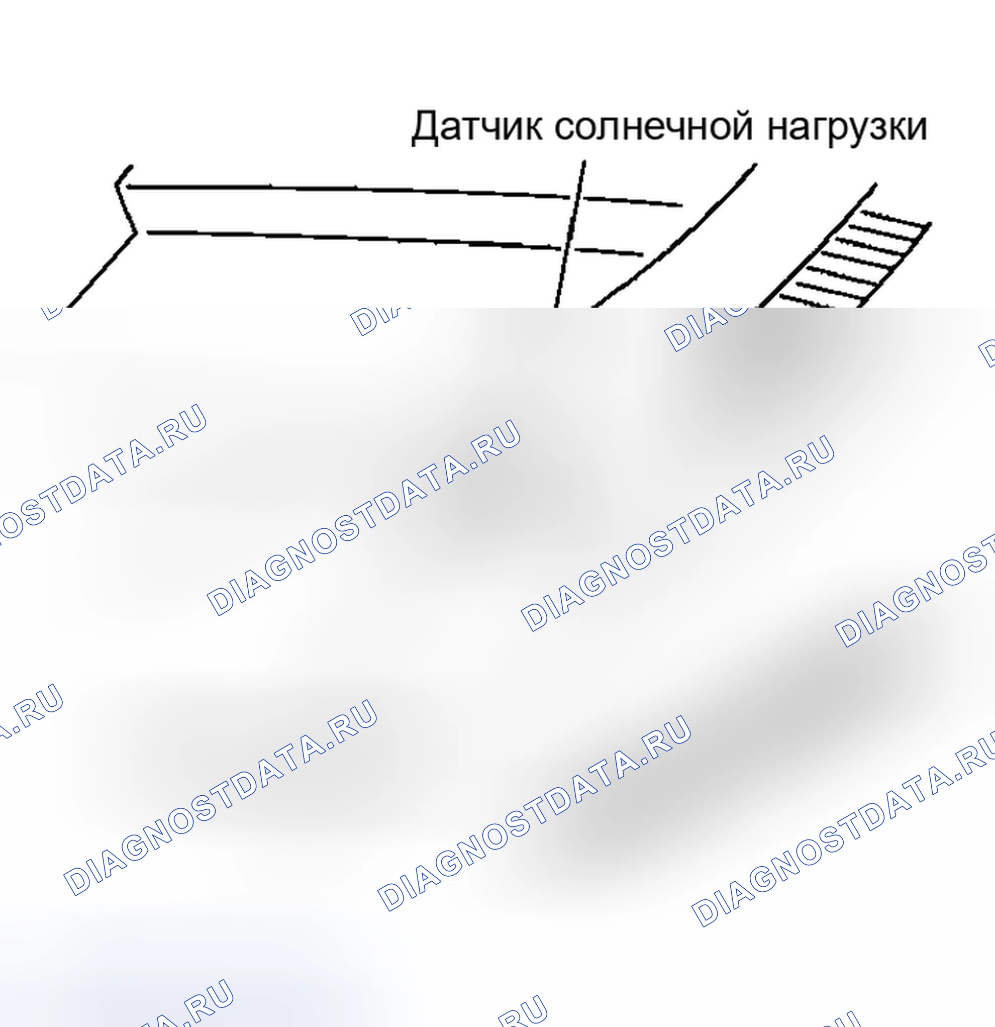 Рис. 234: Датчик солнечной нагрузки. Nissan Murano Z50