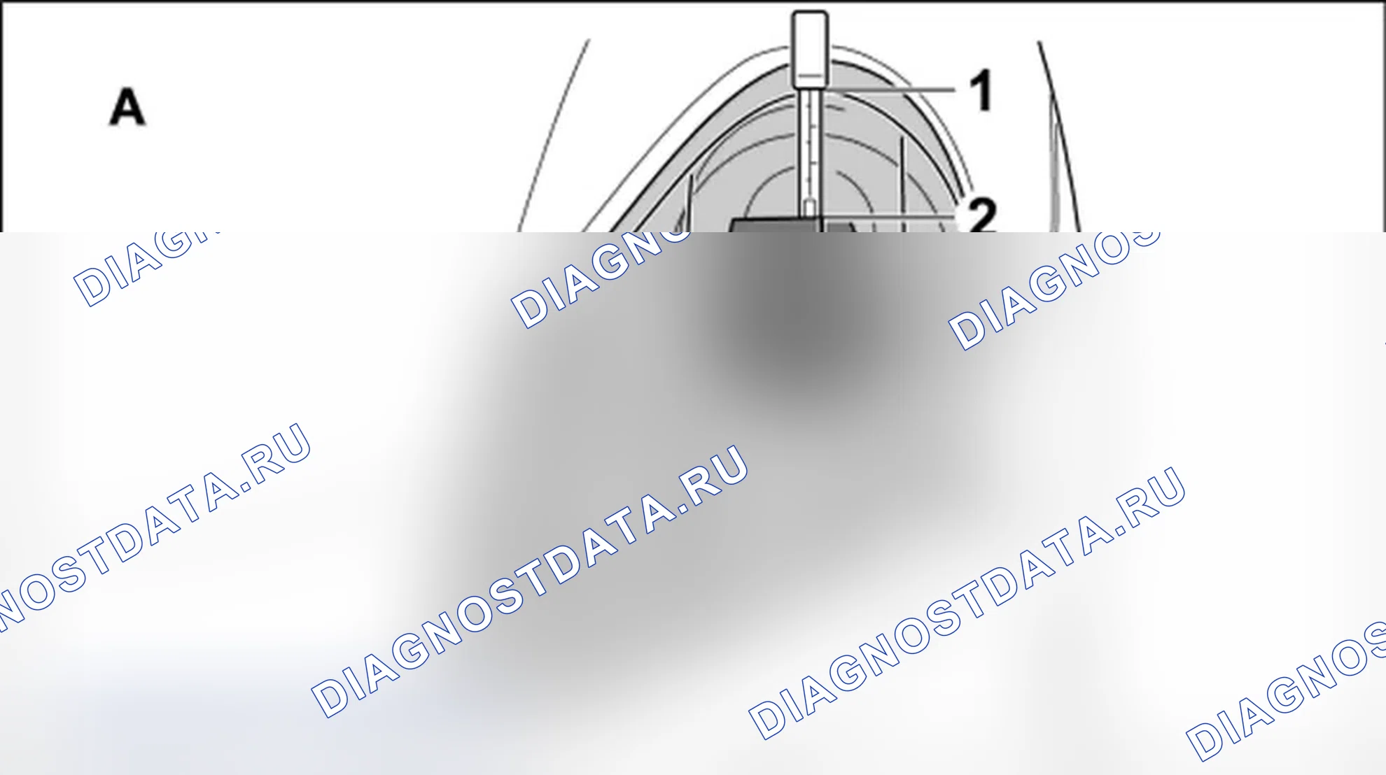 Рис. 66: (A) Защитная фольга для Bi-XENON слева. Porsche Cayenne S I рестайлинг