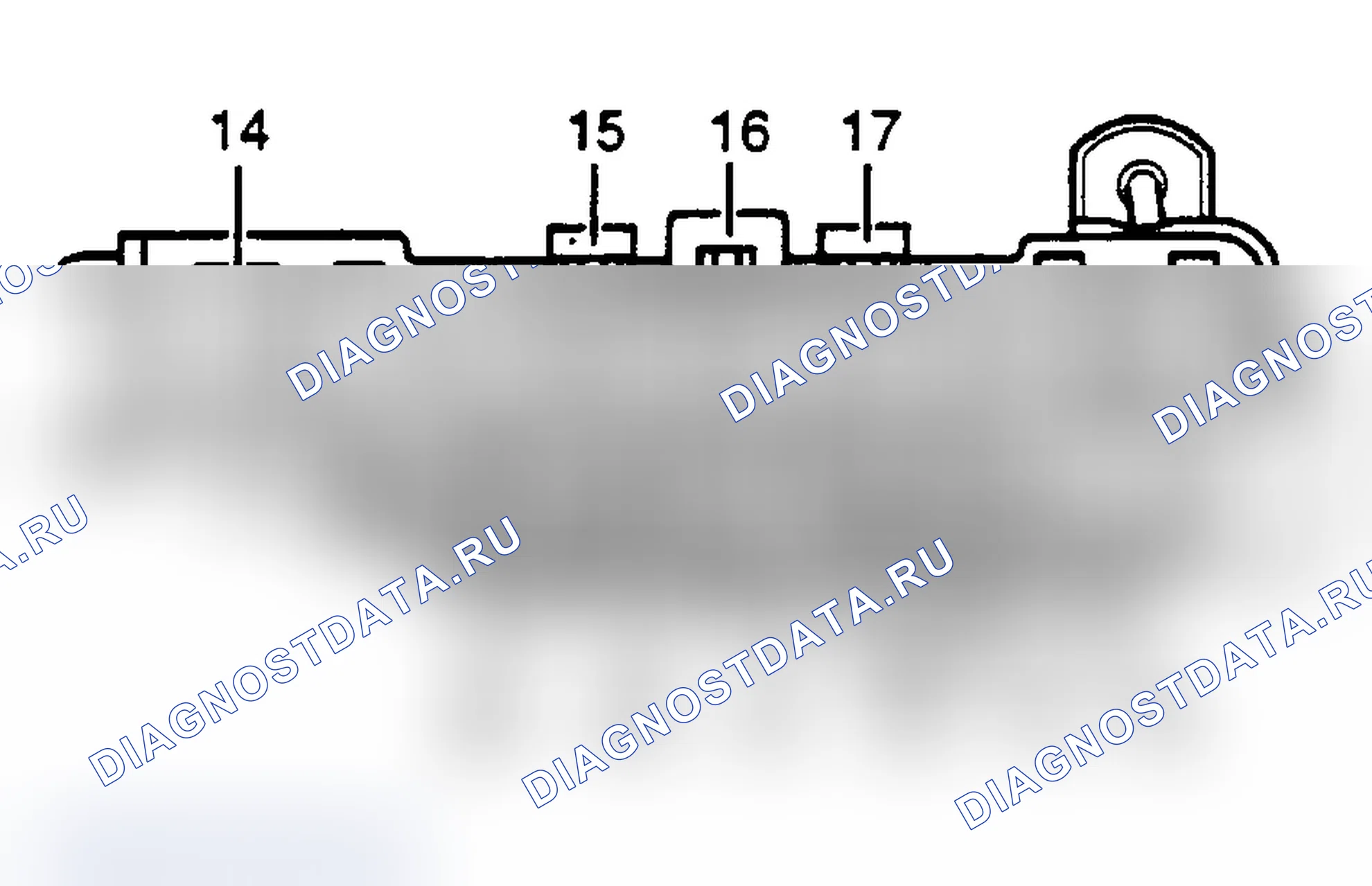 Рис. 8: ВОСЬМИКРАТНАЯ ПАНЕЛЬ РЕЛЕ. Audi S6 C5