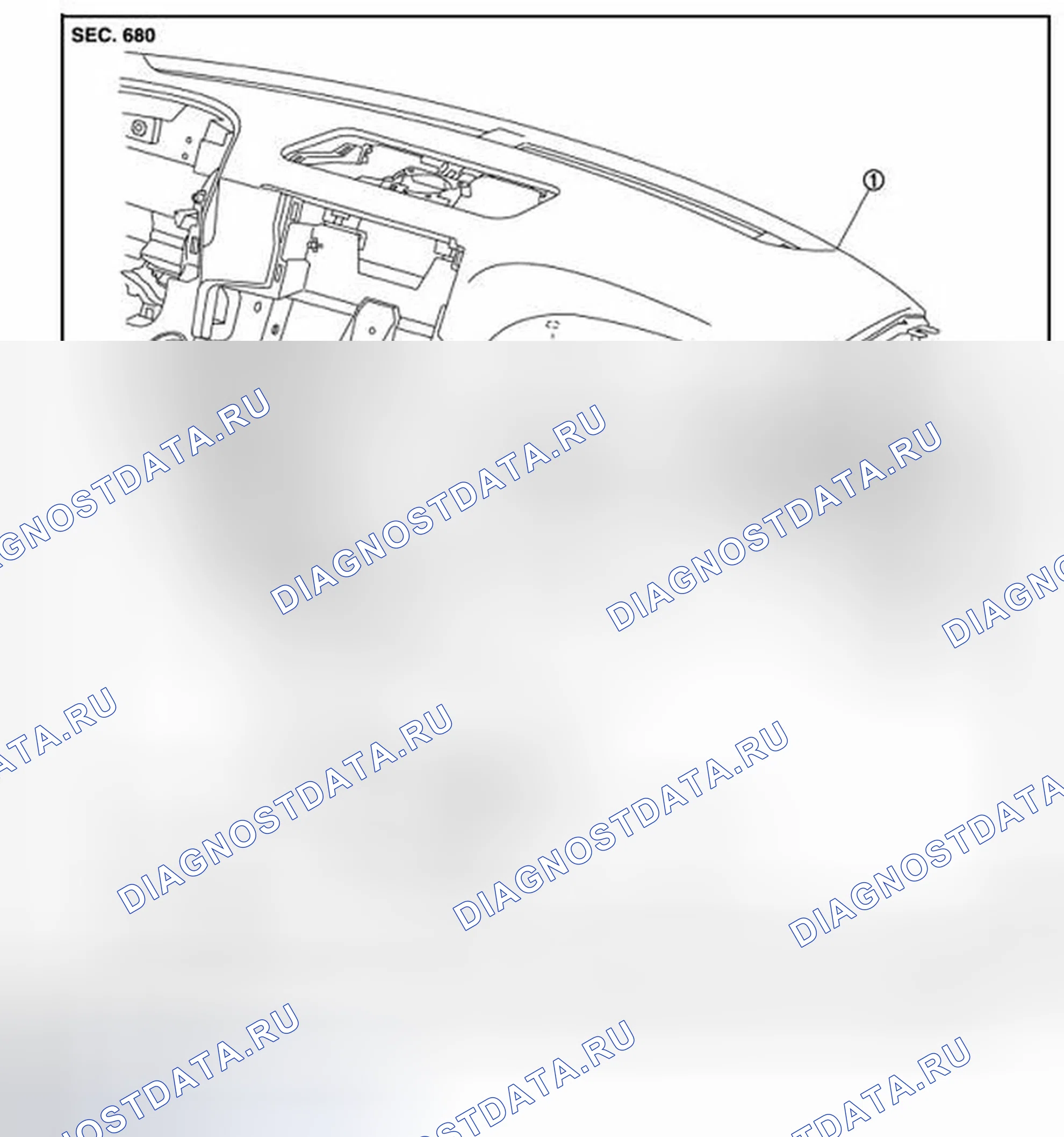 Рис. 11: Разнесенный вид. Infiniti M37 IV