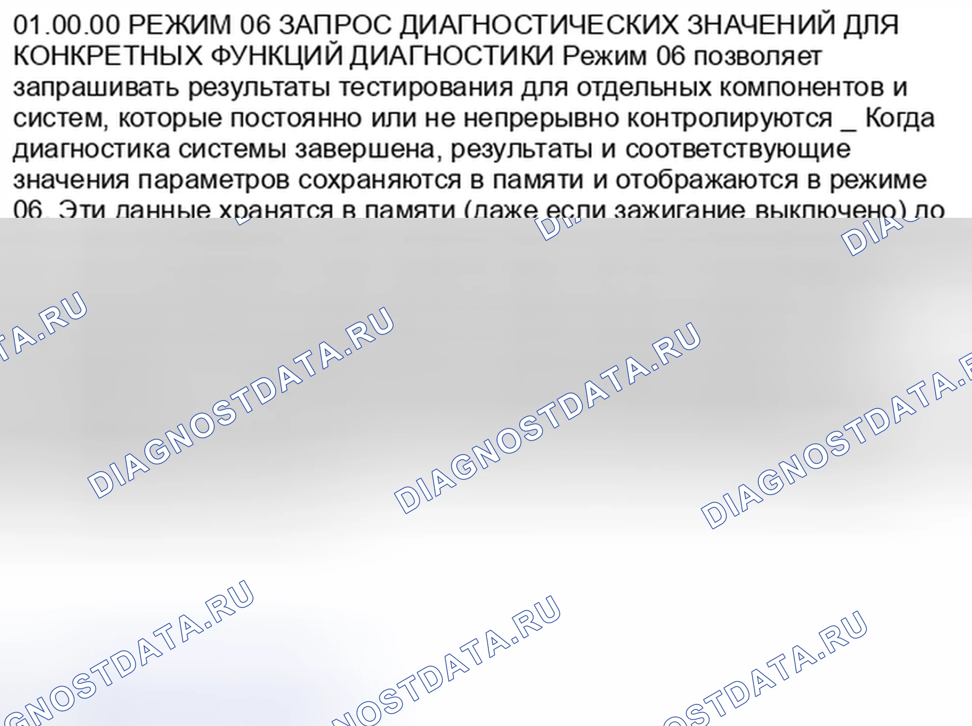 Рис. 1: Режим 6. Volkswagen Passat B5