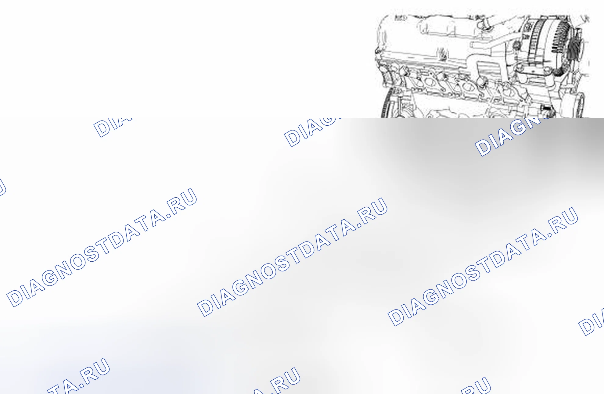 Рис. 9: Выпускной коллектор - правый. Hyundai Mufasa I