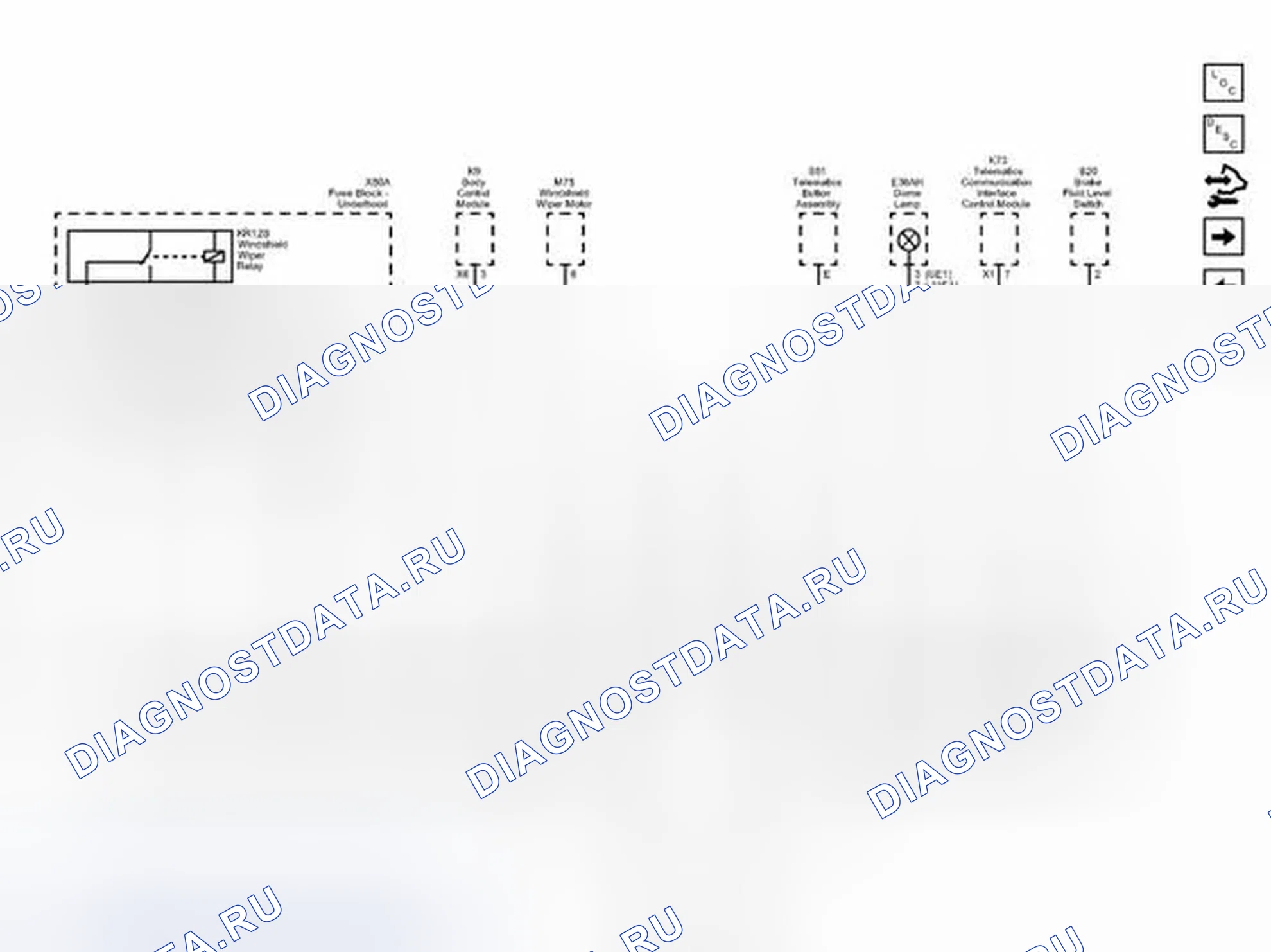 Рис. 83: G301 Схема подключения. Chevrolet Spark M300