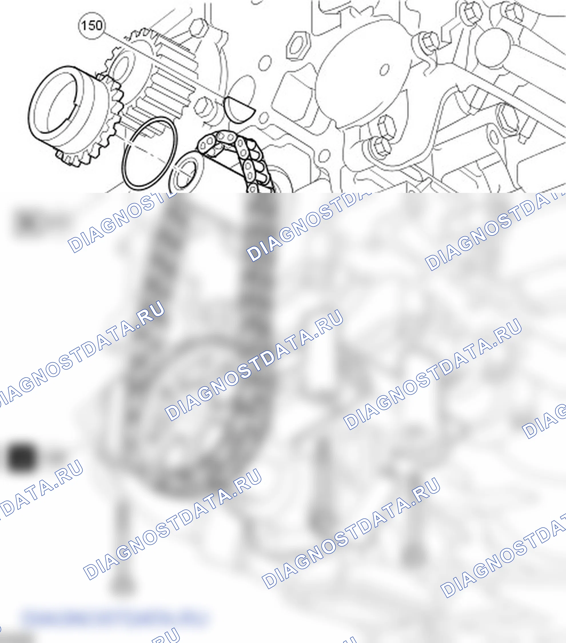 Разборка двигателя. Ford C-MAX I рестайлинг