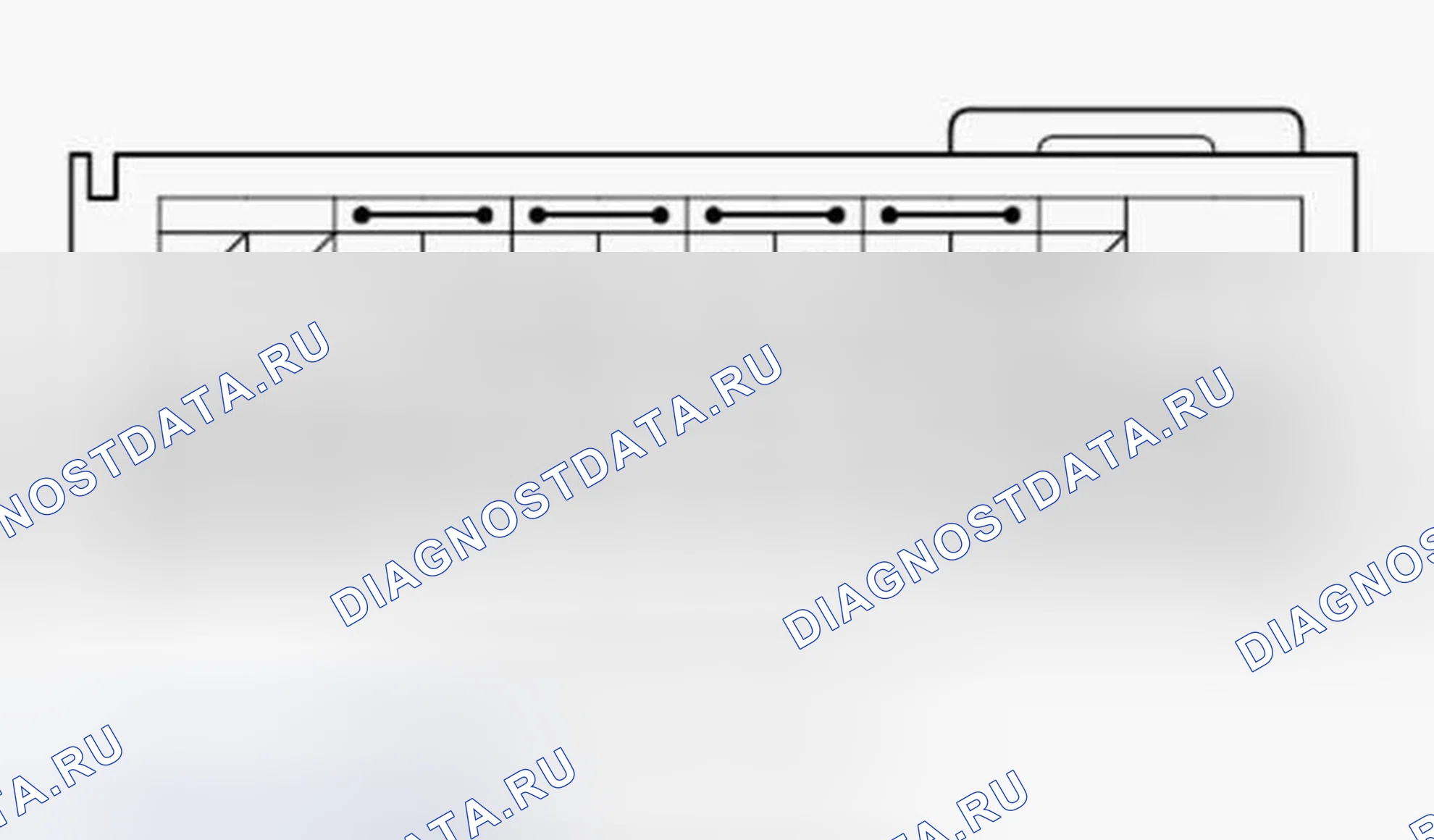 Рис. 282: Входы и выходы модуля SRS на разъеме A (39P) (модель ' 12). Honda Ridgeline I рестайлинг