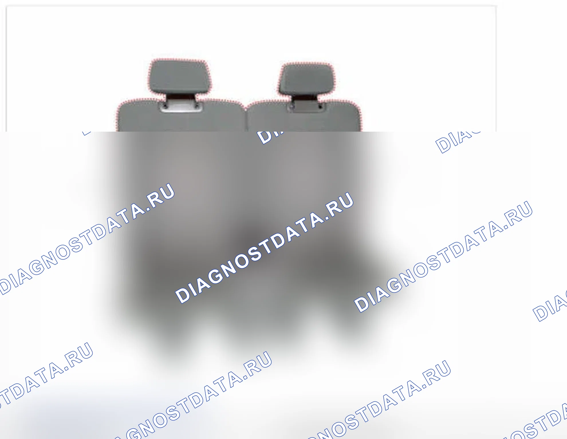 Рис. 19: [Сиденье третьего ряда в сборе]. Hyundai Santa Fe III