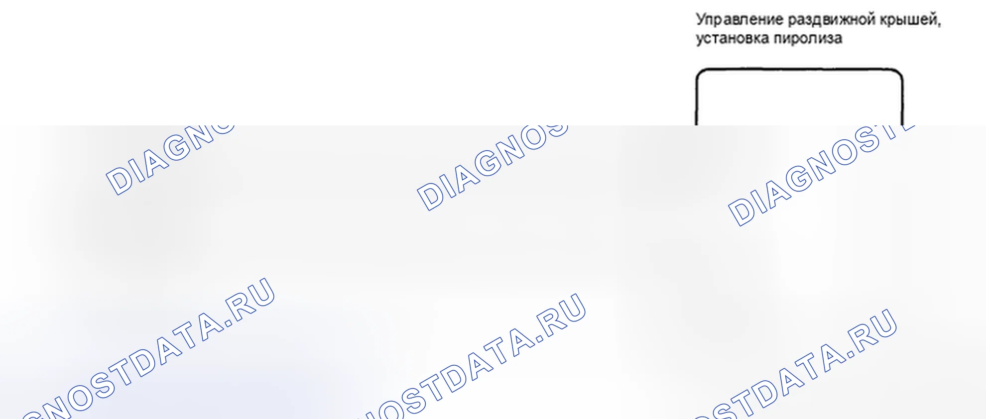 Рис. 73: Неисправность переключателя закрытия крыши Rh - электросхема. Honda CR-V VI