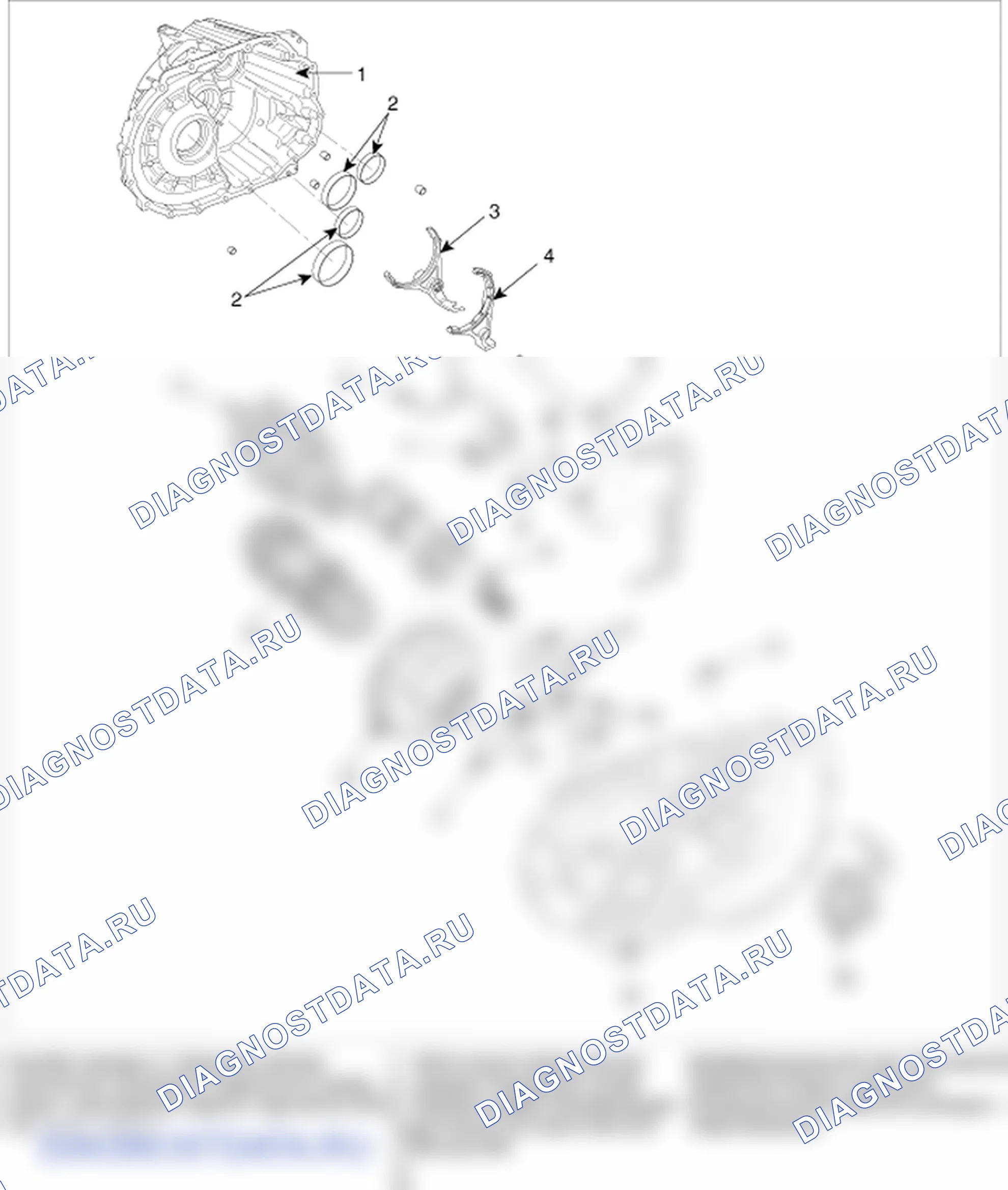 Детали мкпп. Hyundai Santa Fe CM
