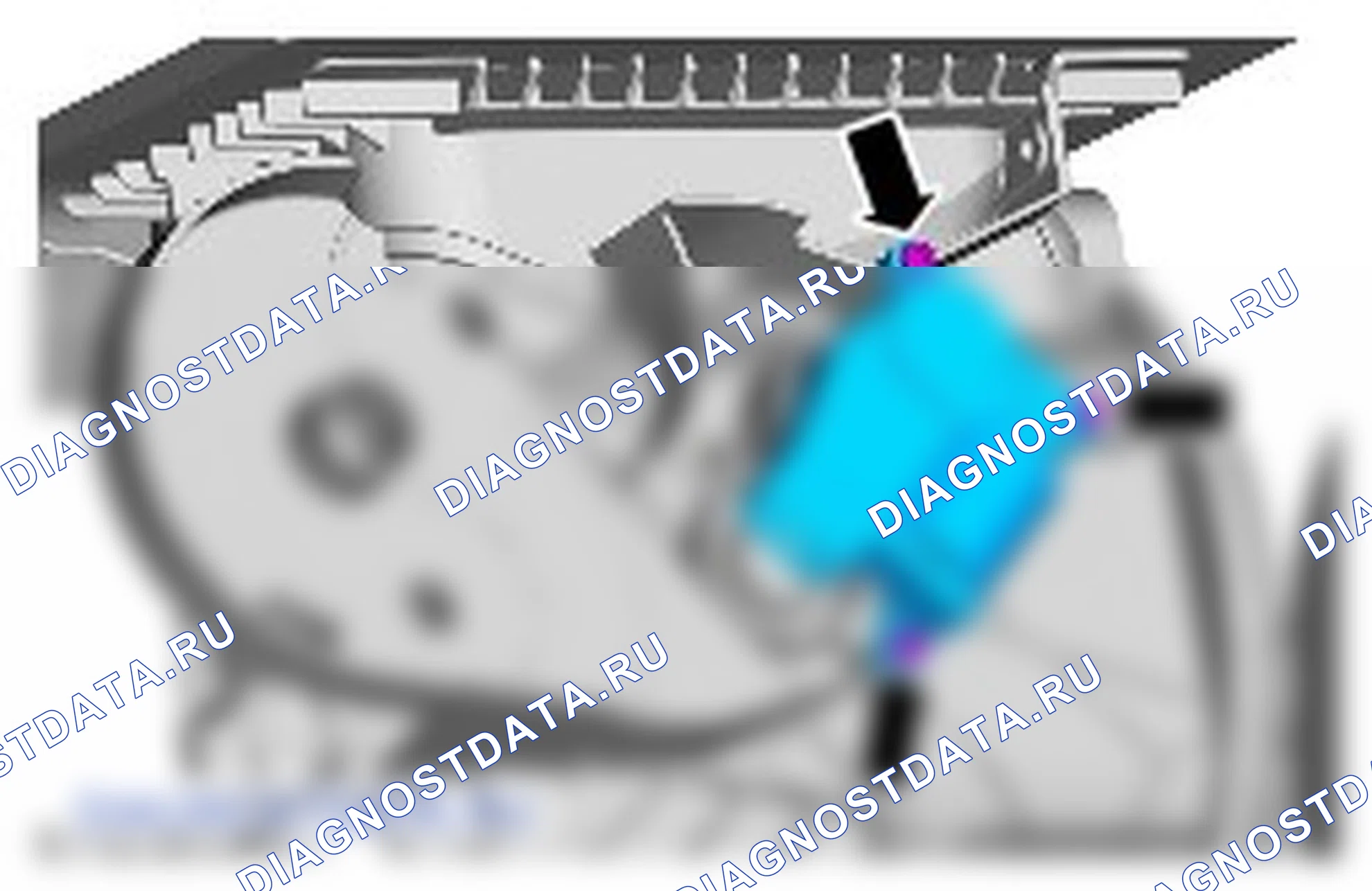 Как снять и установить привод заслонки впуска воздуха. Ford Grand C-MAX II