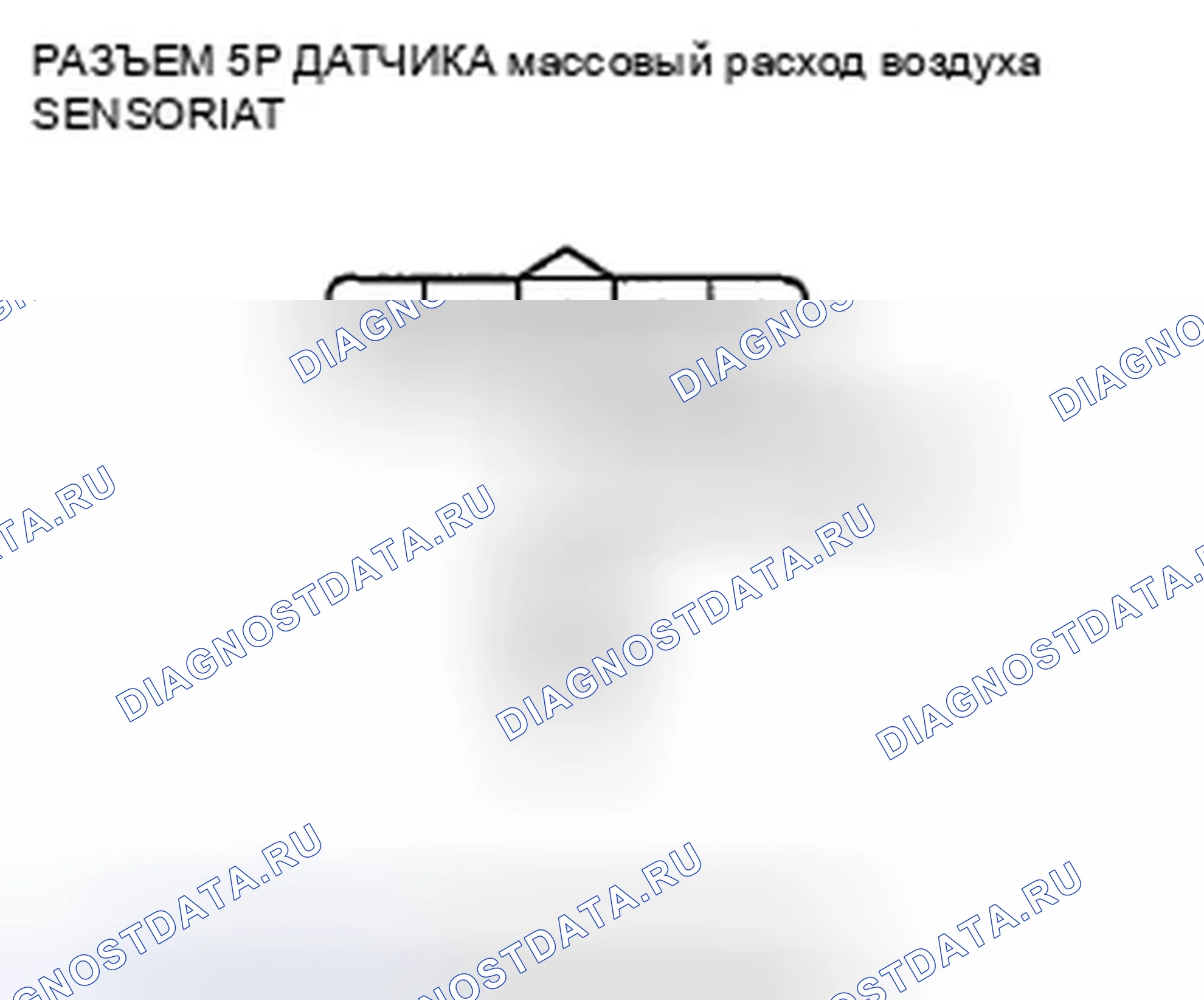 Рис. 775: P0102 расшифровка кода ошибки: низковольтная цепь датчика массовый расход воздуха. Honda Crosstour I