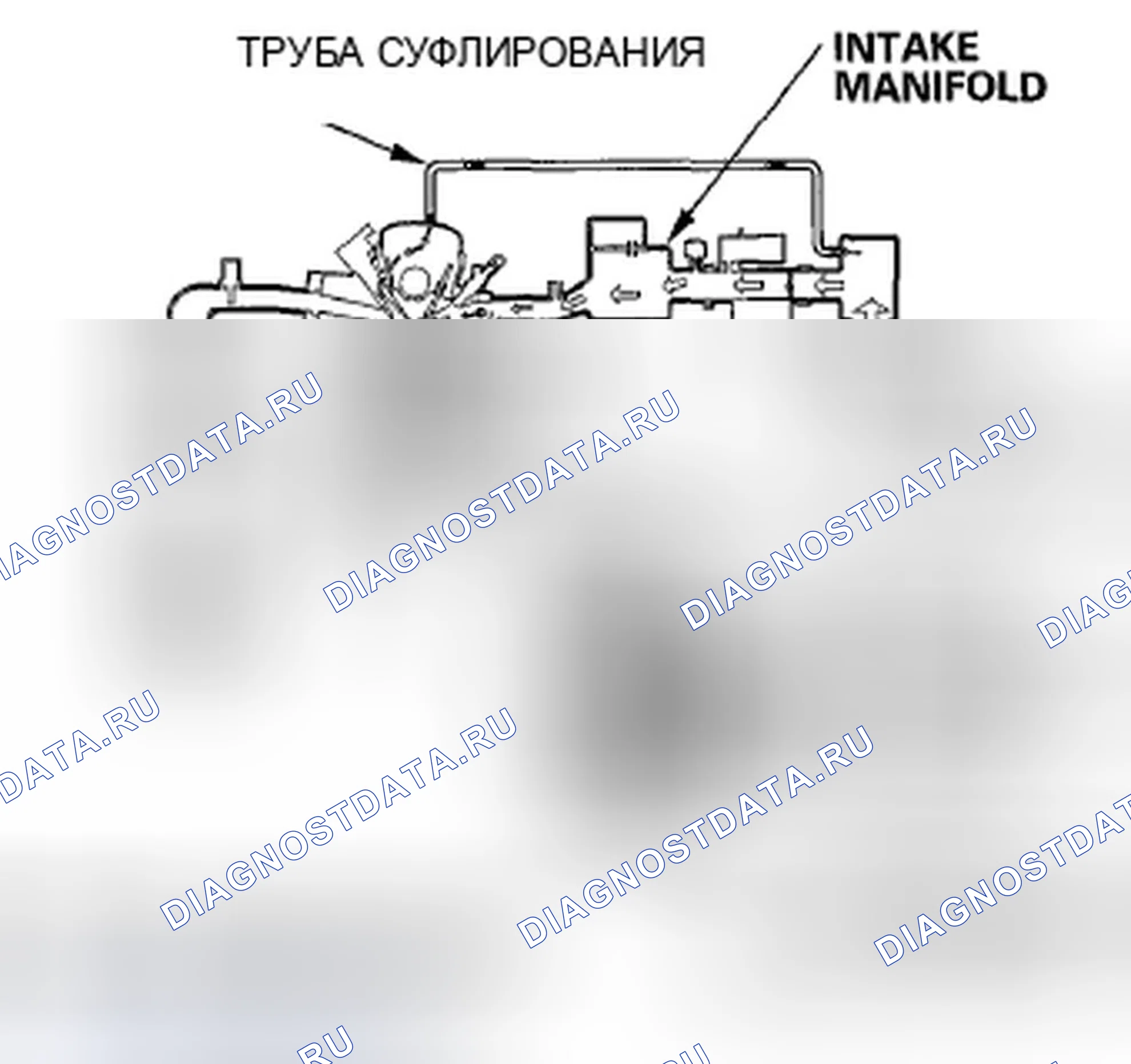 Рис. 54: Система принудительной вентиляции картера (принудительная вентиляция картера (PCV) (принудительная вентиляция картера)). Honda Fit GE