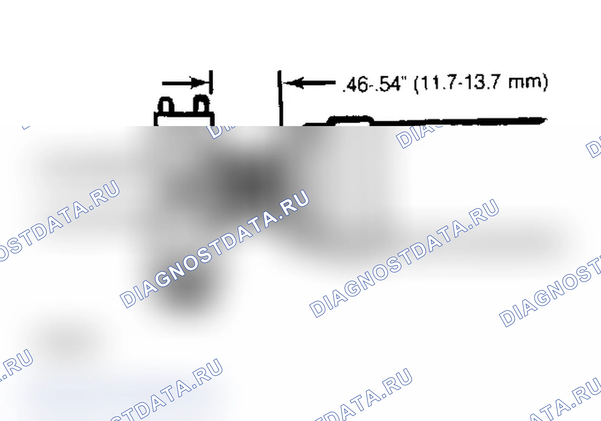 Рис. 2: Регулировка нижнего подшипника рулевой колонки для серии «G» При регулировке прикладывайте усилие 50 фунтов (22,7 кг) к концу вала рулевого колеса.. Chevrolet Forward Control P30 