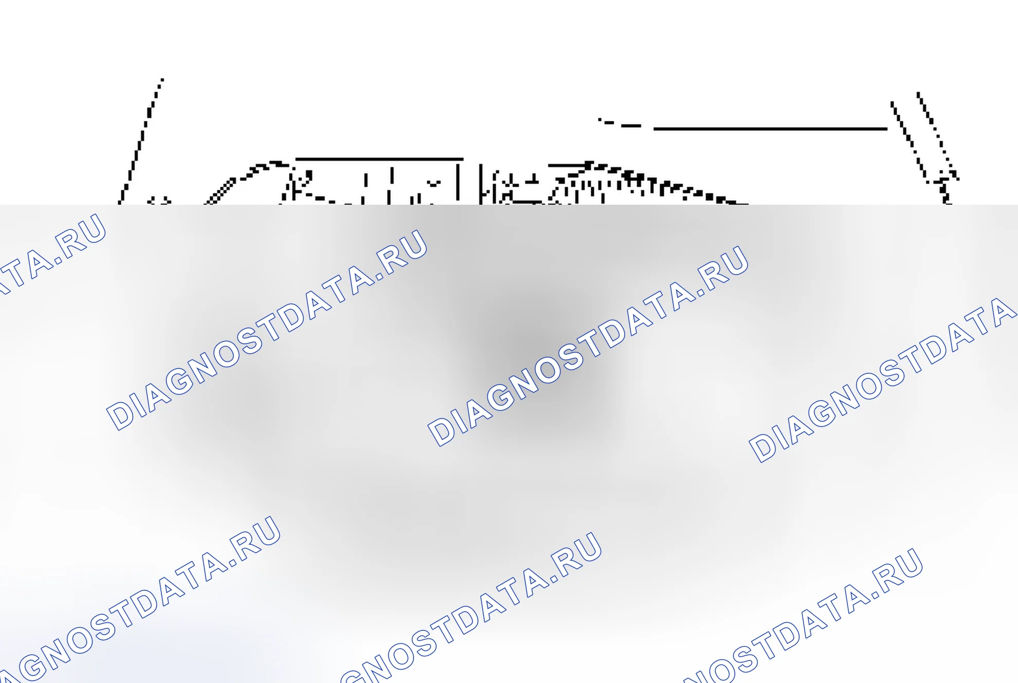 Рис. 60: Расположение датчика (4x4). Isuzu Axiom I