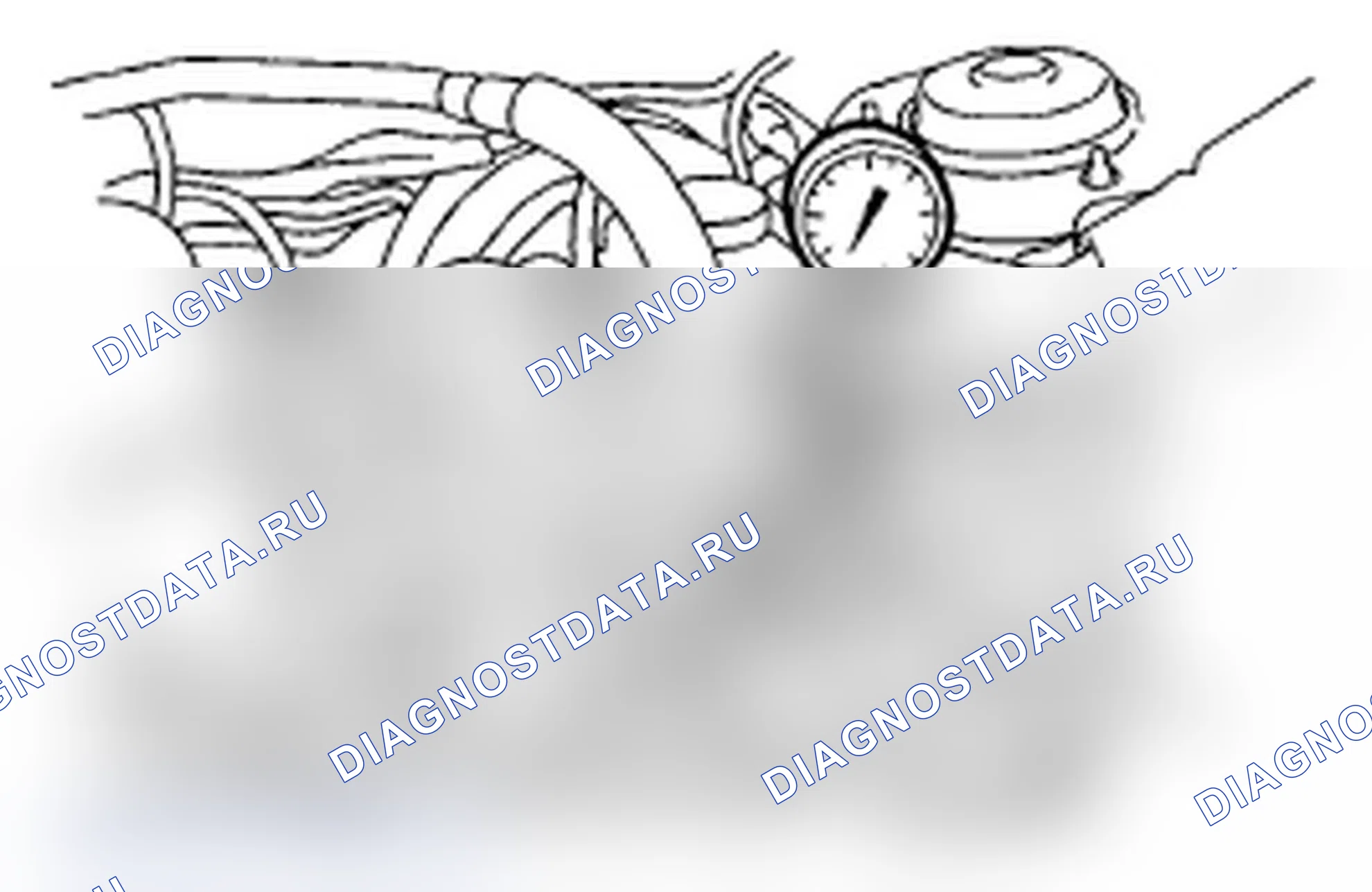Рис. 12: Проверка вакуумметра давления во впускном коллекторе. Subaru Impreza WRX GD/GG рестайлинг 2