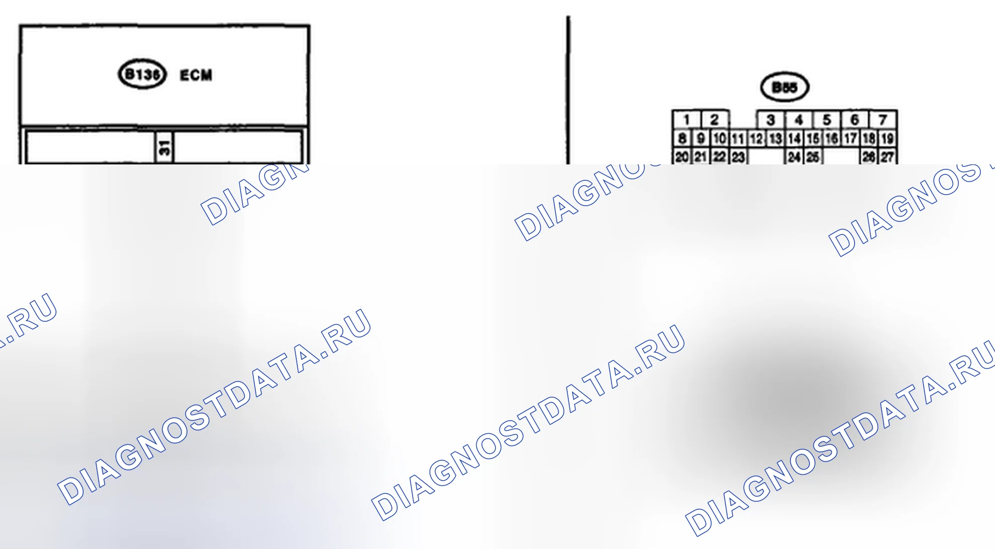 Рис. 721: электросхема. Subaru Outback BP рестайлинг