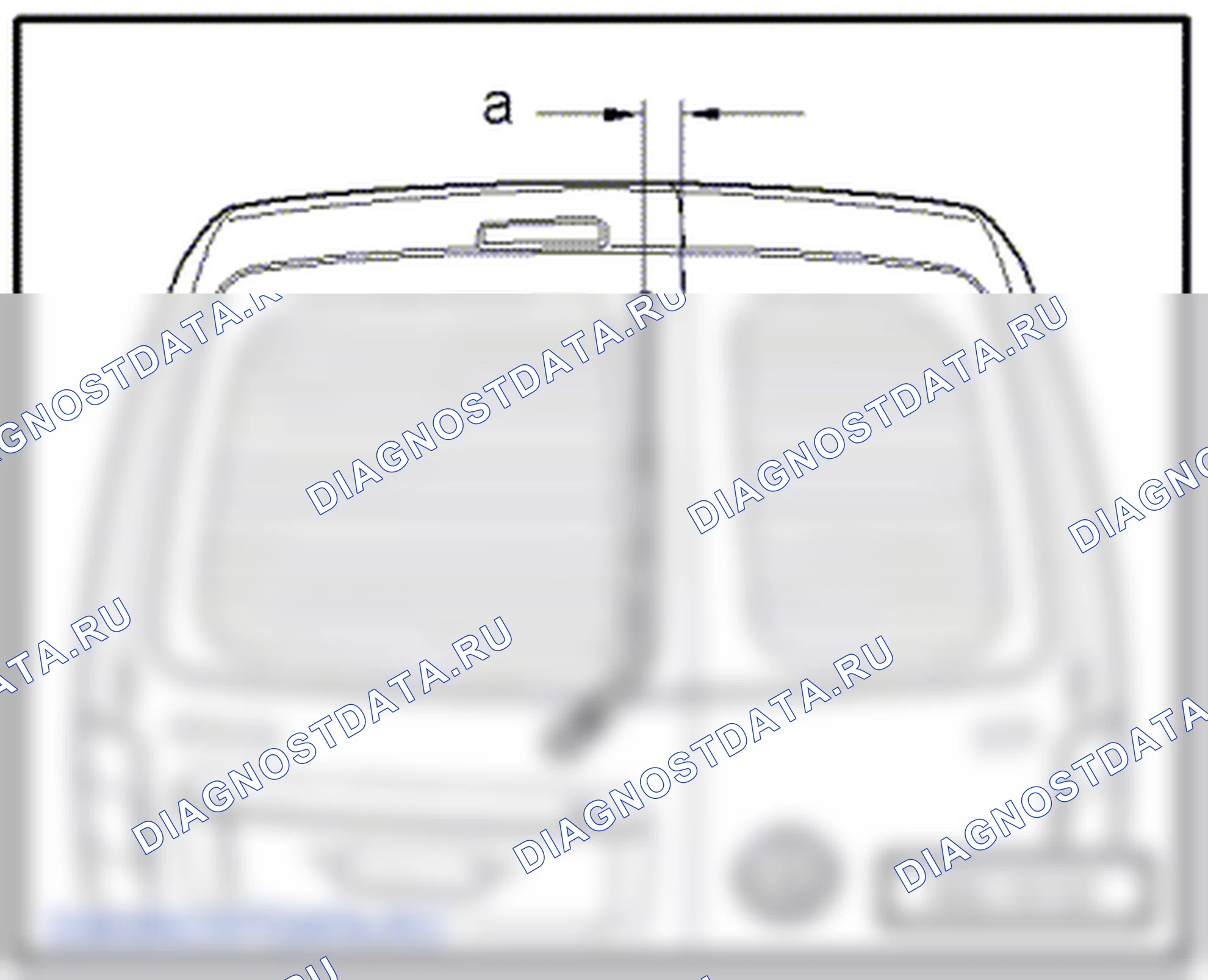 Стеклоочиститель заднего стекла. Volkswagen Caddy Iii