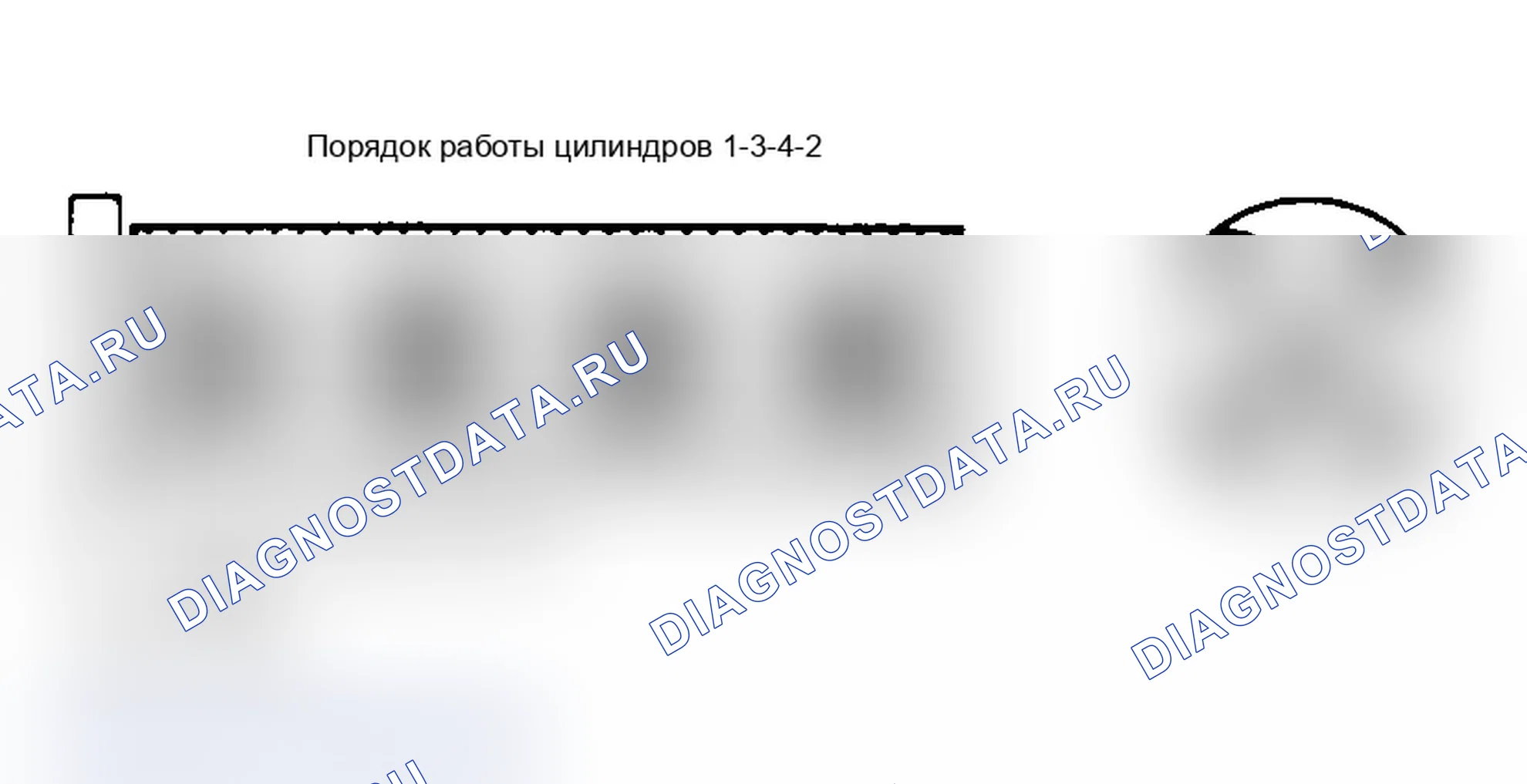 Рис. 1: порядок работы цилиндров и вращение распределителя). Isuzu Impulse II