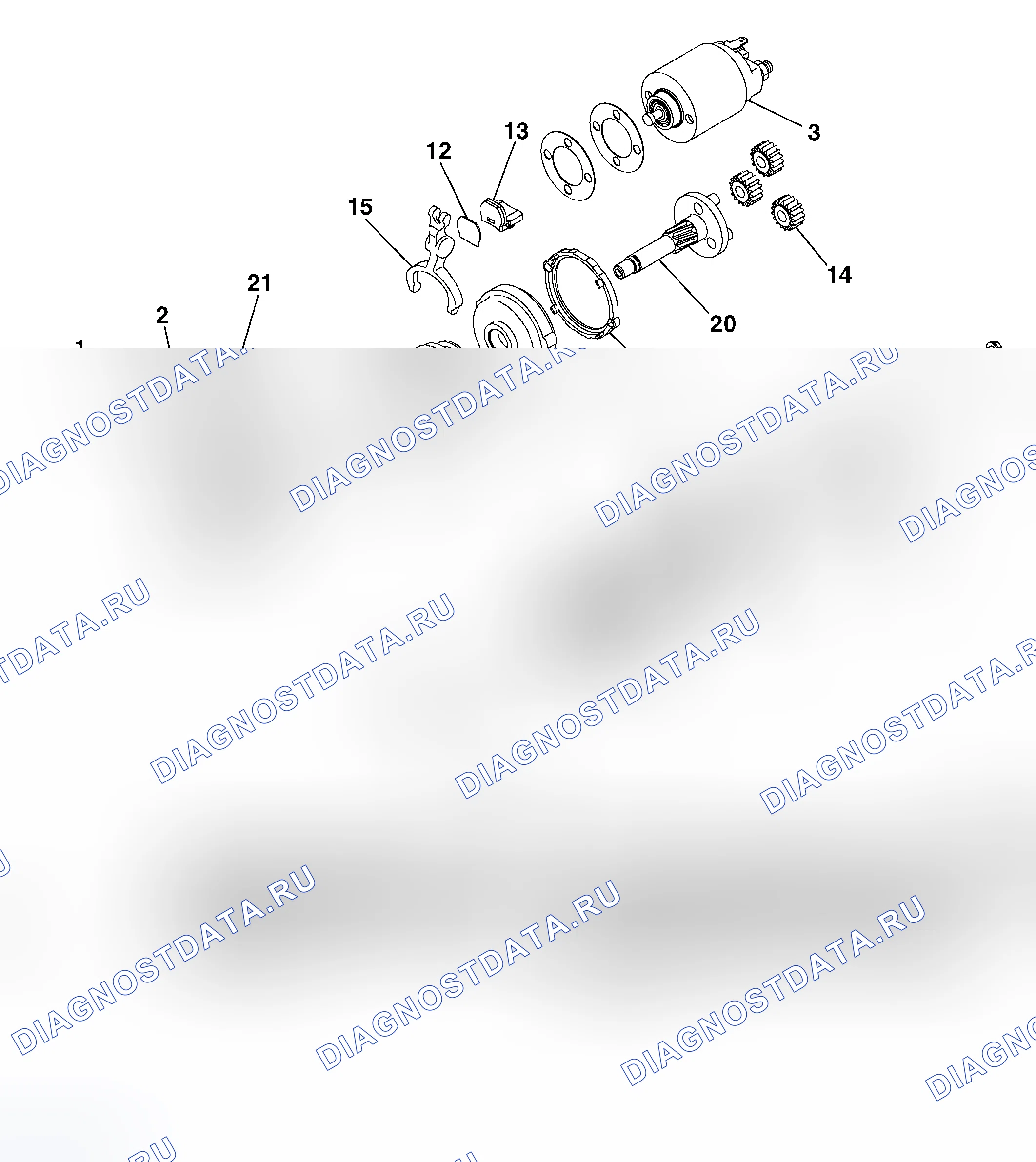 Рис. 9: < ДВИГАТЕЛЬ 2,4 л >. Honda Envix I