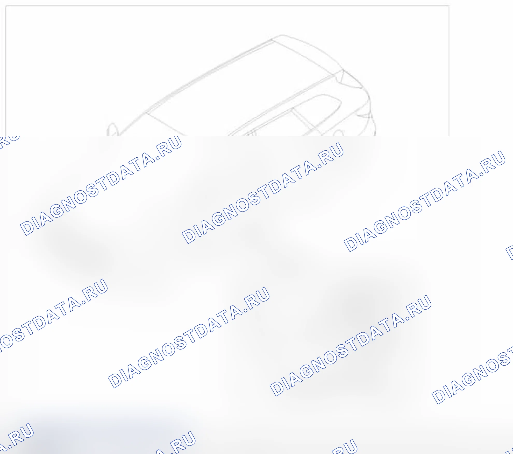Рис. 7: Расположение компонентов. Hyundai Santa Fe III