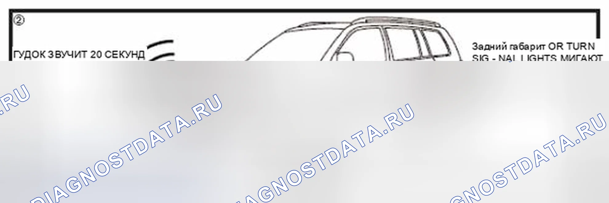 Рис. 121: Сигнал тревоги WARN-AWAY (2). Toyota Tacoma II