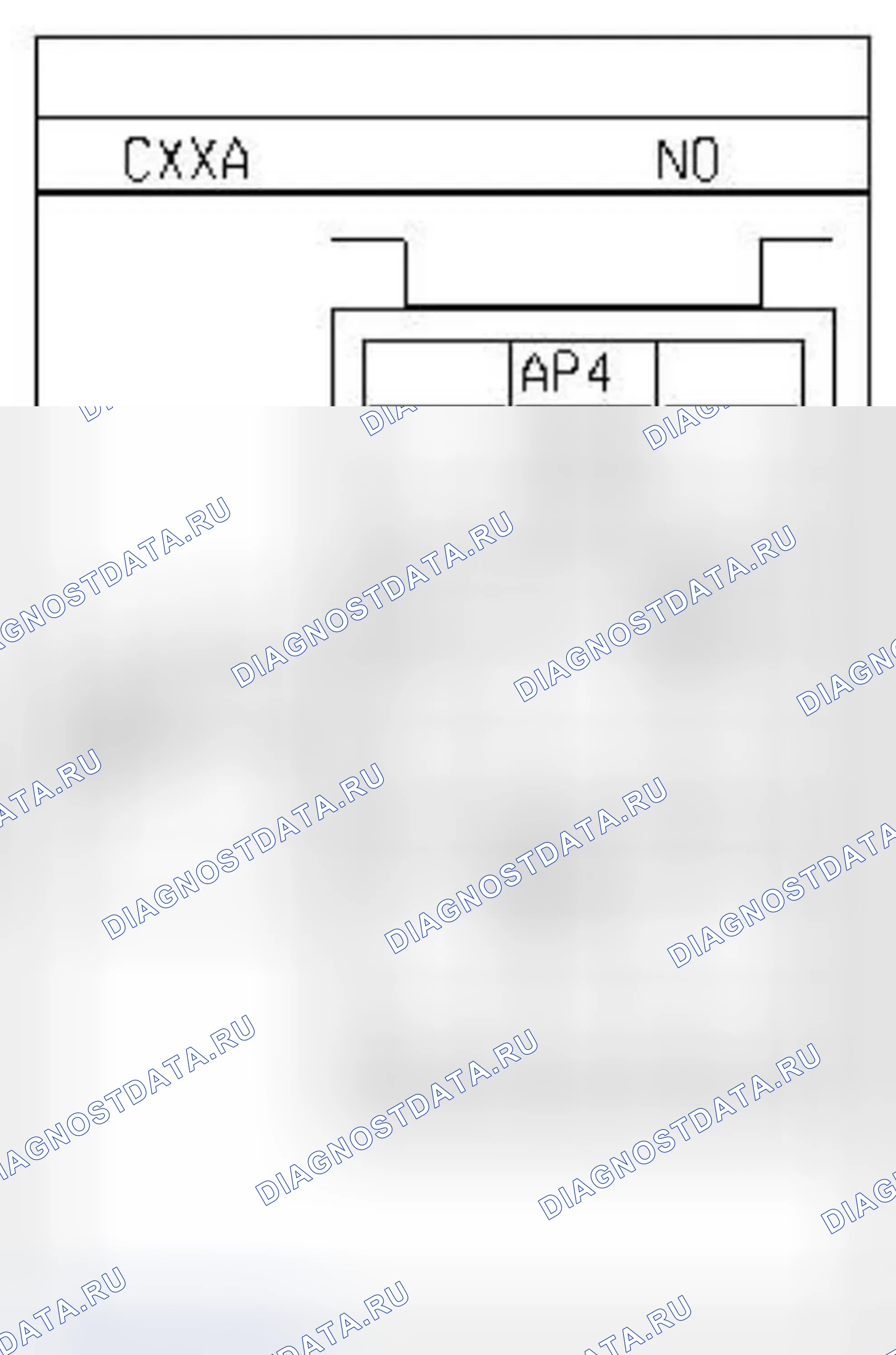 Распиновка разъёма 232 — Реле стартера. Renault Symbol I