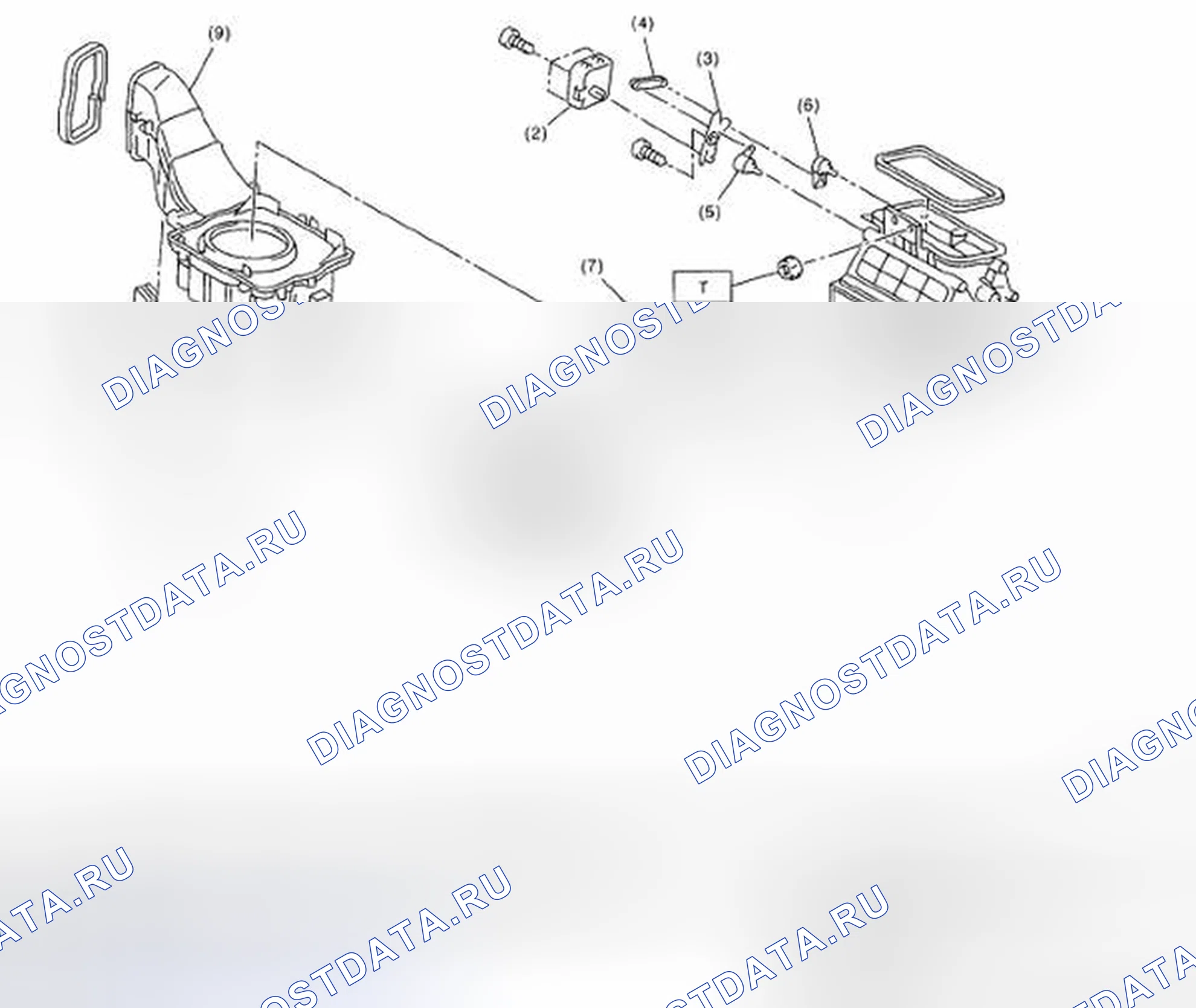 Рис. 36: БЛОК ДВИГАТЕЛЯ ВОЗДУХОДУВКИ. Subaru Impreza WRX GD/GG рестайлинг 2