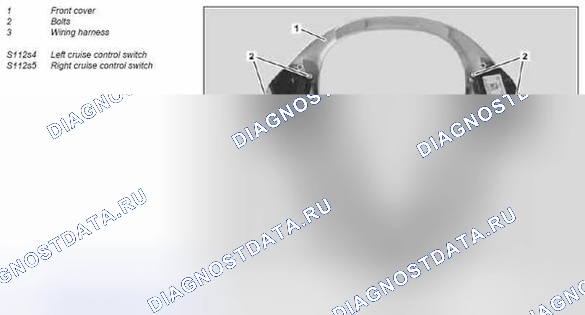 Рис. 151: Снятие / установка переключателя круиз-контроля - AR54.25-P-2803MCC. Kia Soul I
