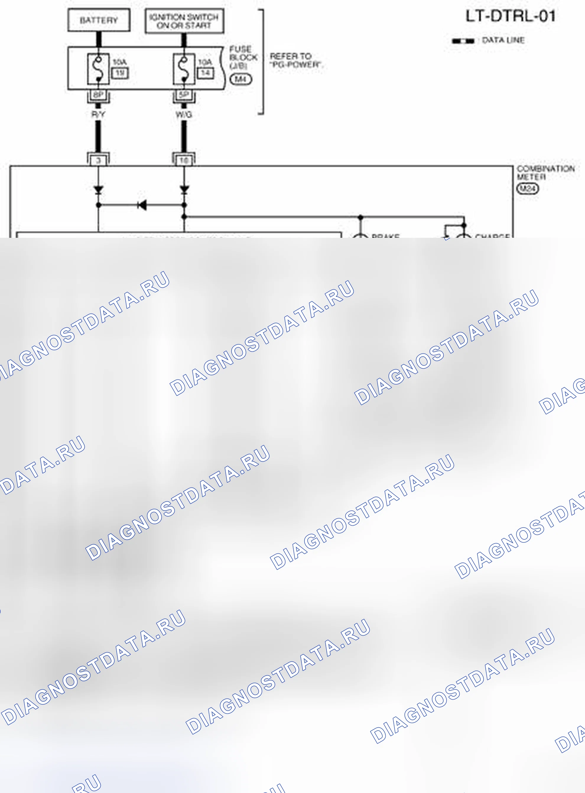 Рис. 40: LT-DTRL-01 - электросхема. Nissan Frontier D40