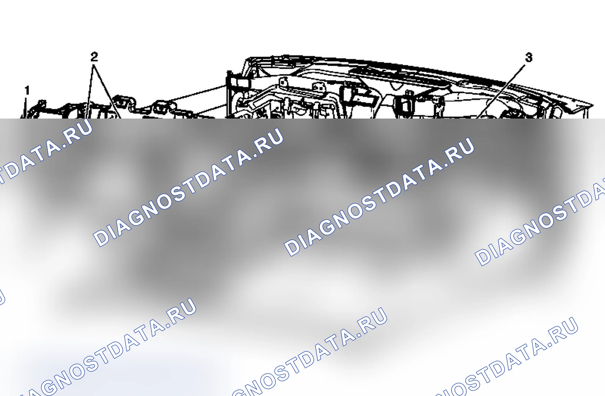 Рис. 163: Замена нижней обрезной панели приборной панели (Cadillac). Chevrolet Tahoe III