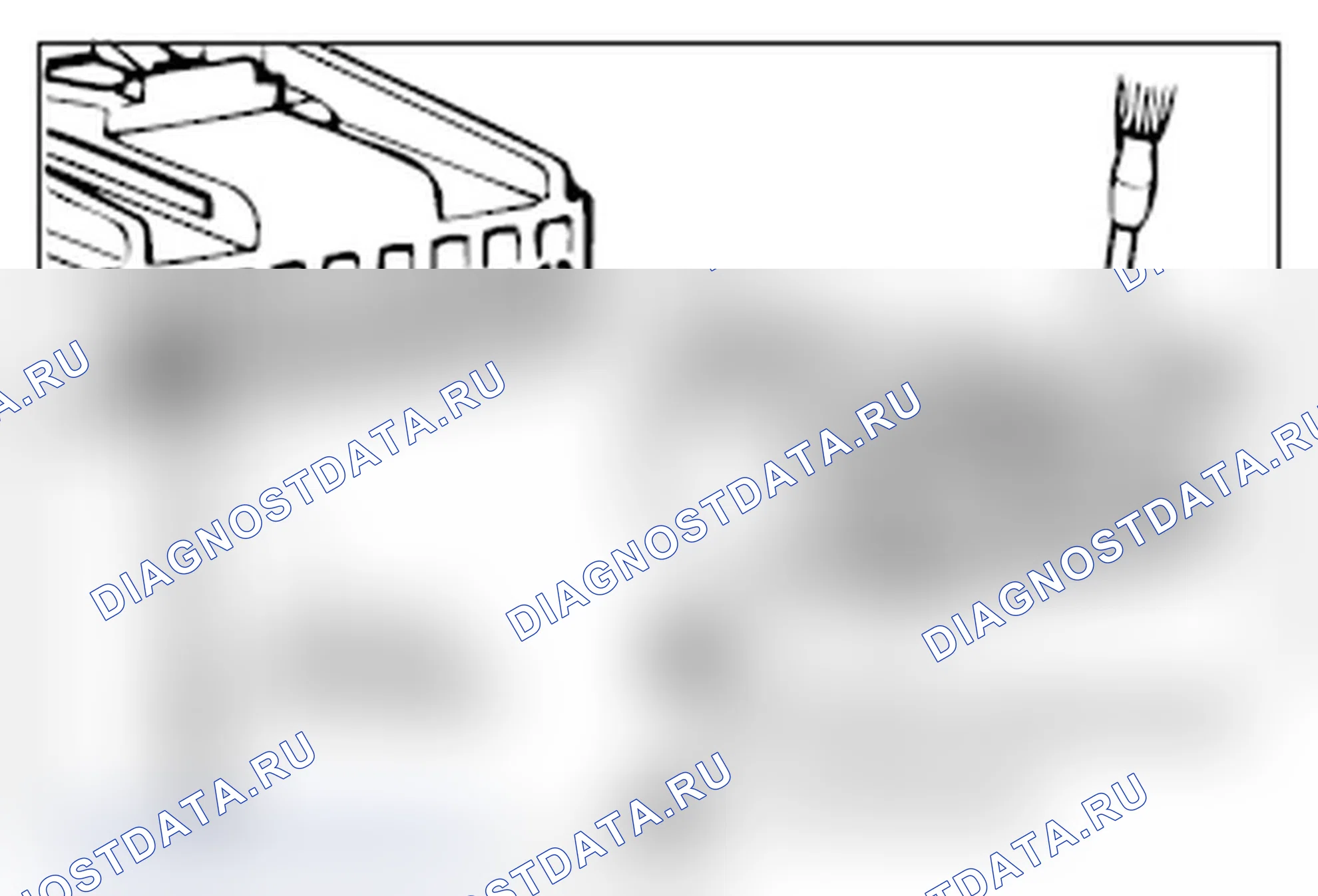 Рис. 49: РАЗЪЕМ КОМПЬЮТЕРА. Mitsubishi Lancer Ralliart X рестайлинг
