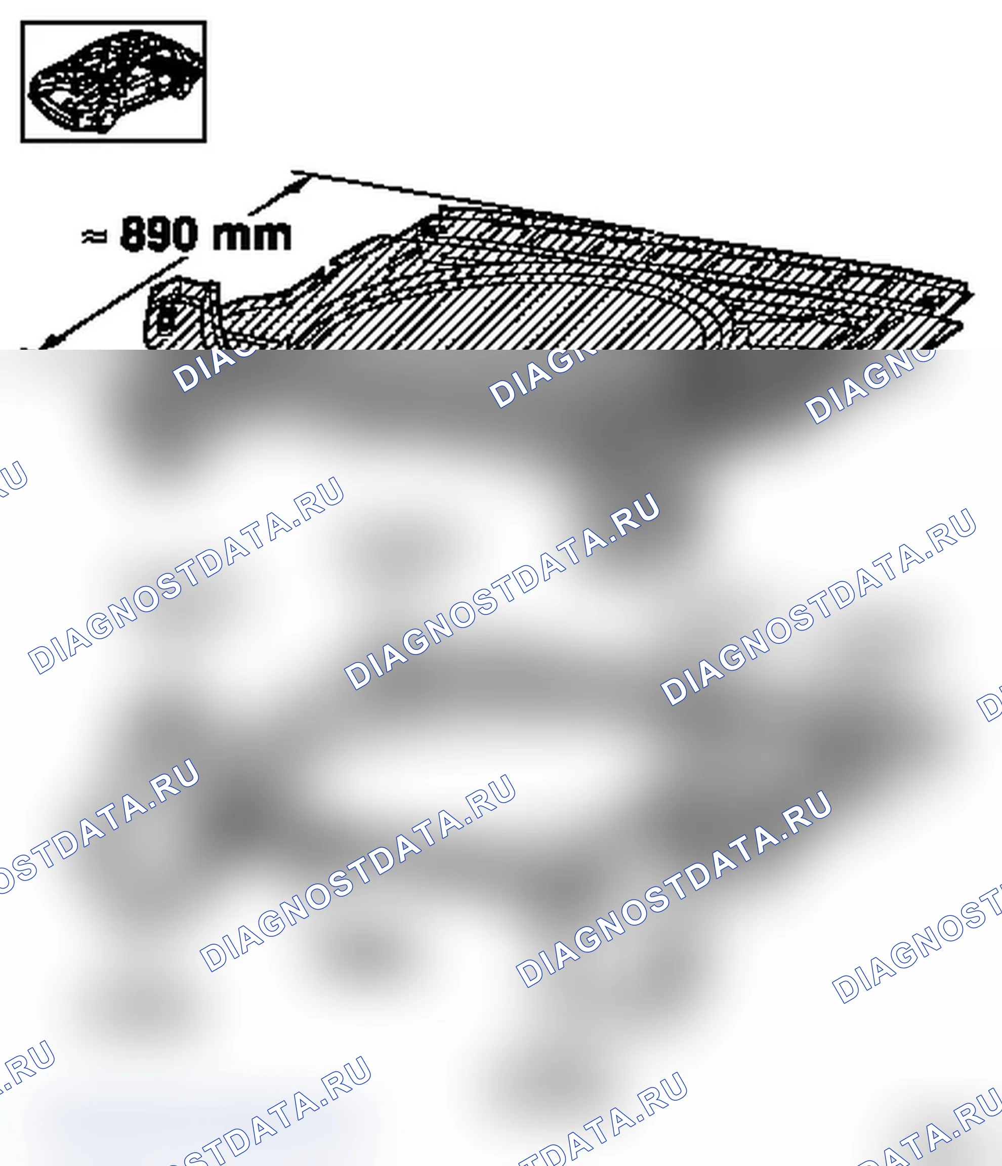 Замена днища сзади (модели F07, F67, F69). Opel Astra G