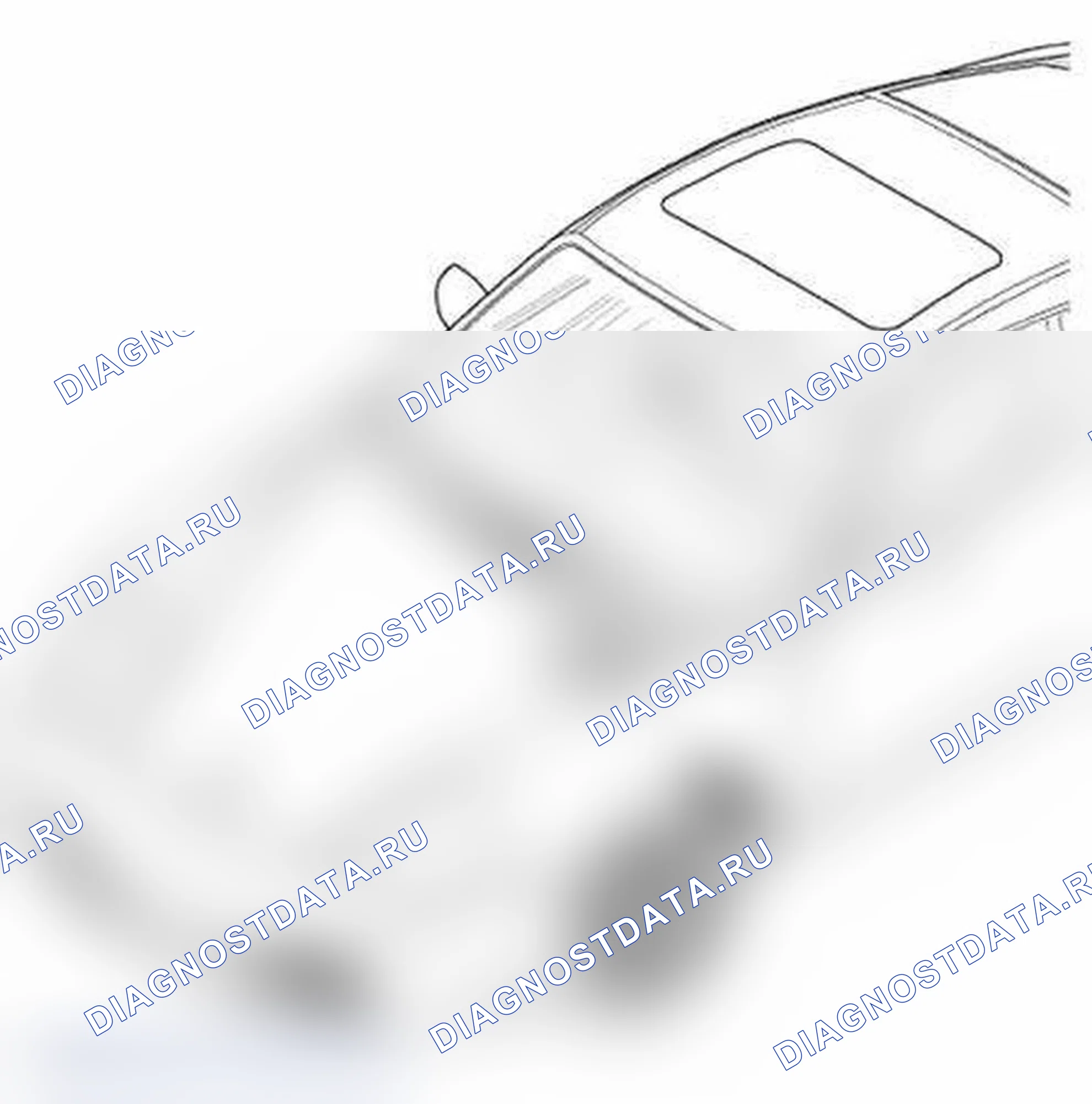 Рис. 27: Снятие и установка датчика дождя. Porsche 911 Carrera 996 рестайлинг