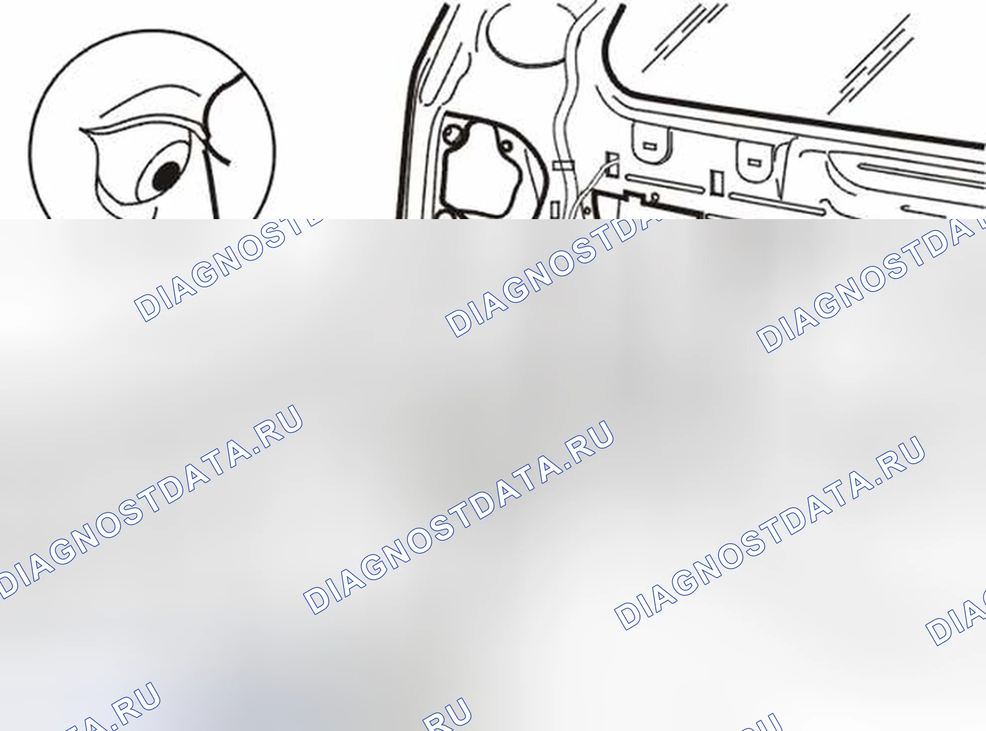 Рис. 6: Утечка воды, проверка. Volvo S40 I рестайлинг