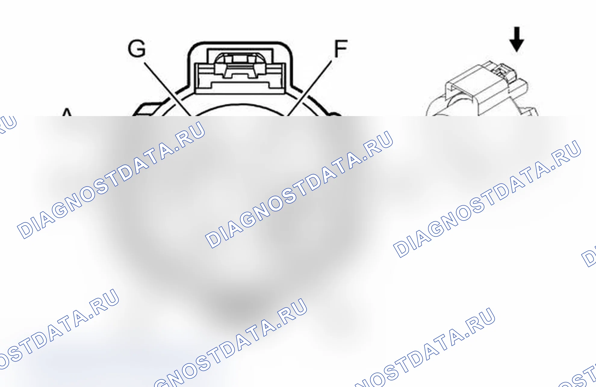 Рис. 58: Разъем прицепа (UY7). Chevrolet TrailBlazer I рестайлинг