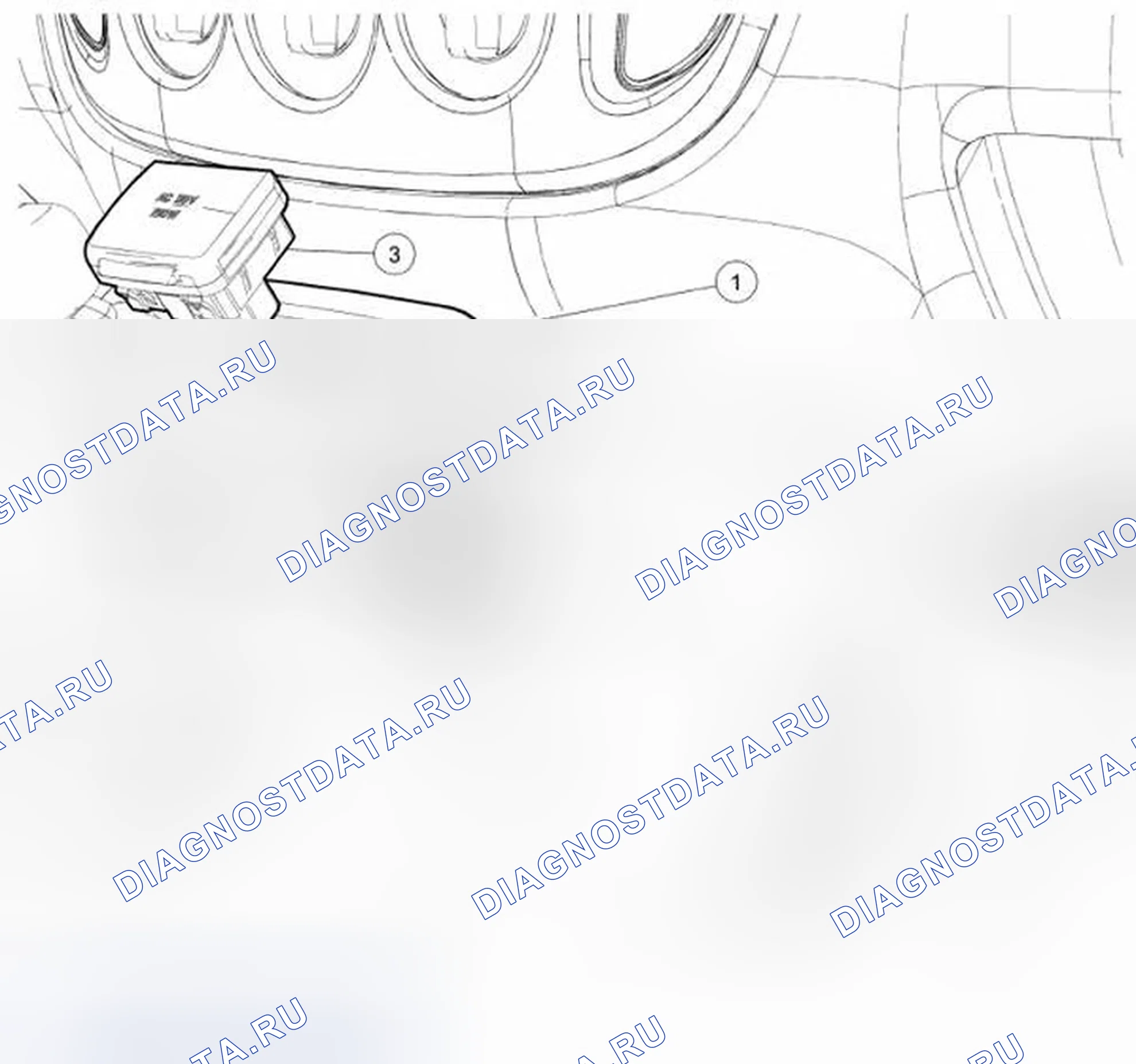 Рис. 561: Точка питания переменного тока. Ford Escape I рестайлинг 2