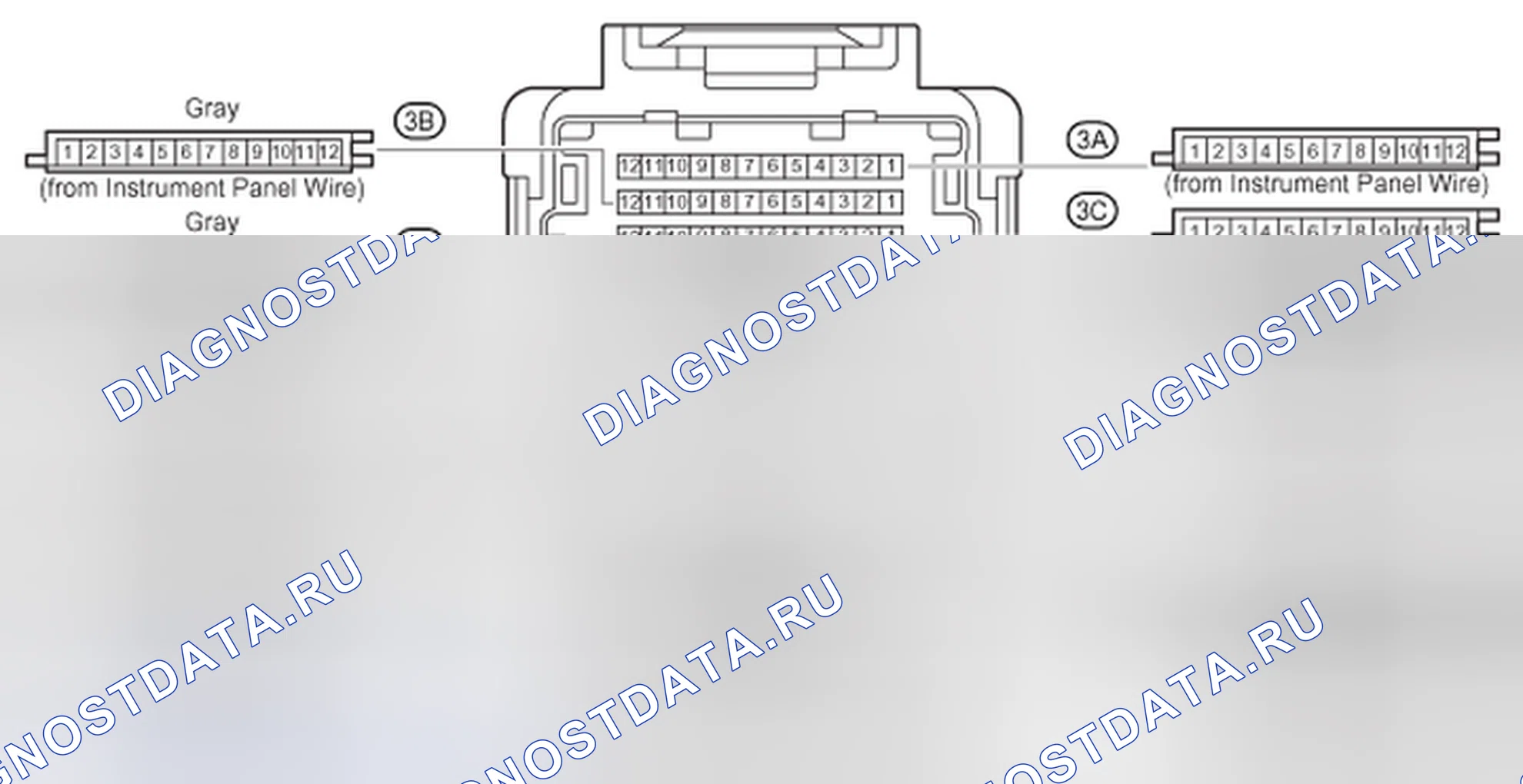 Рис. 281: Расположение разъемов J / B No3. Honda Accord IV