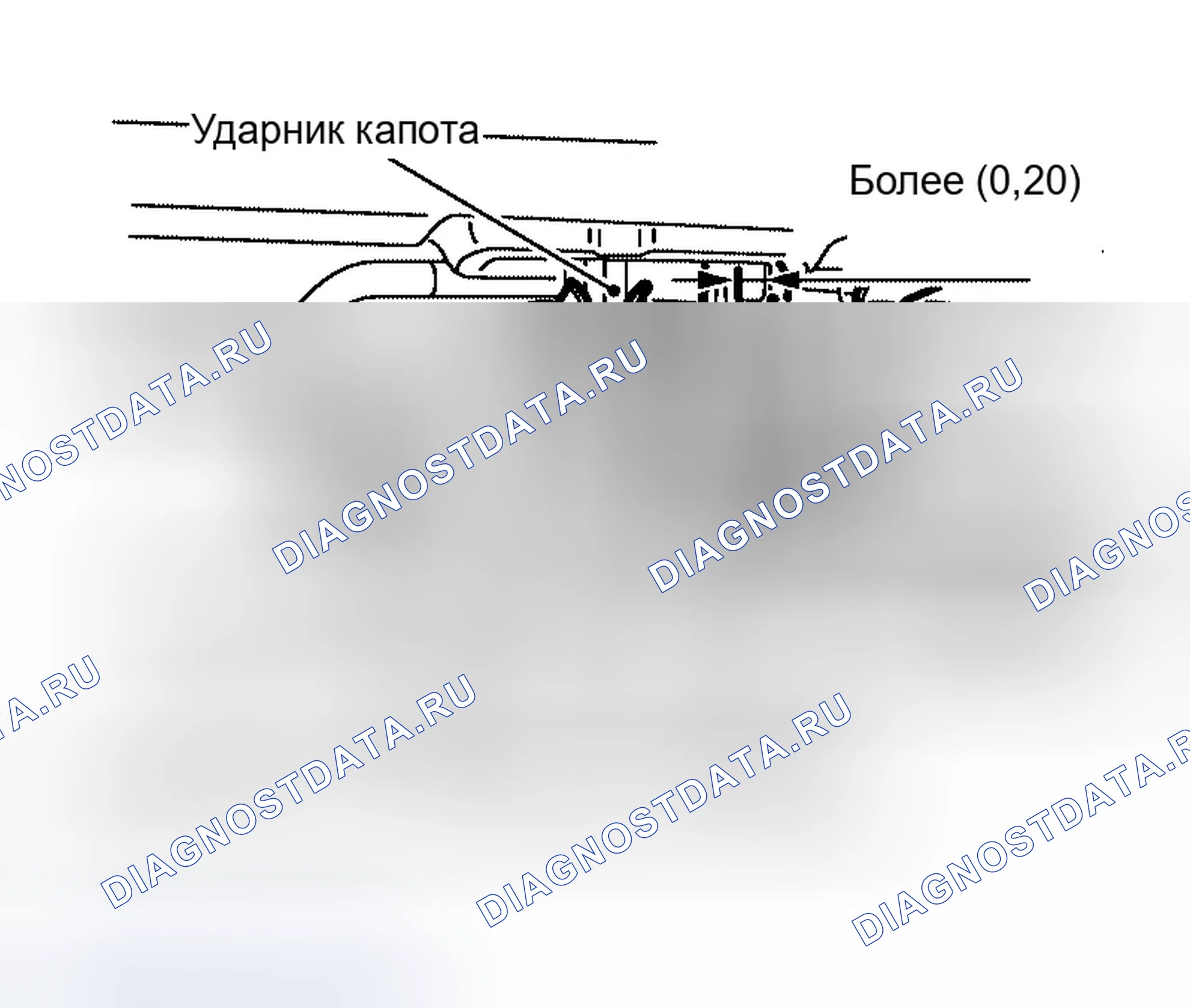 Рис. 30: РЕГУЛИРОВКА ЗАМКА КАПОТА. Infiniti QX56 I