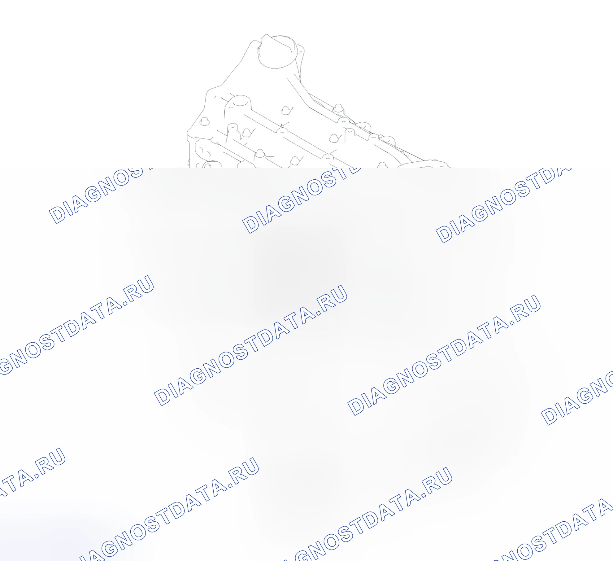 Схема расположения датчика температуры ОЖ — Great Wall Wingle-7. Great-Wall Wingle 7 I