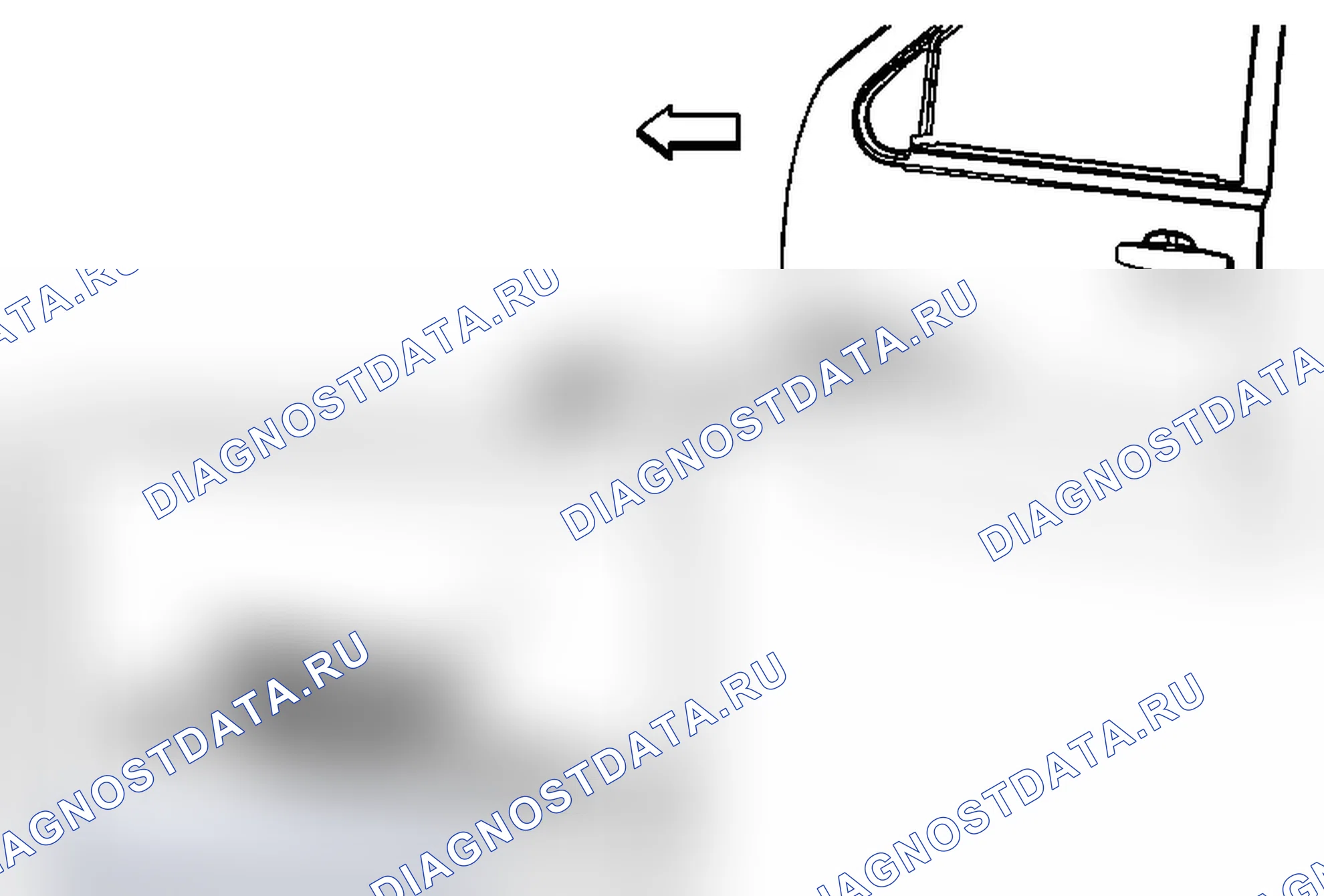 Рис. 9: Замена эмблемы / шильдика передней стороны двери (GMC Allison Duramax). Chevrolet Silverado 3500 HD 