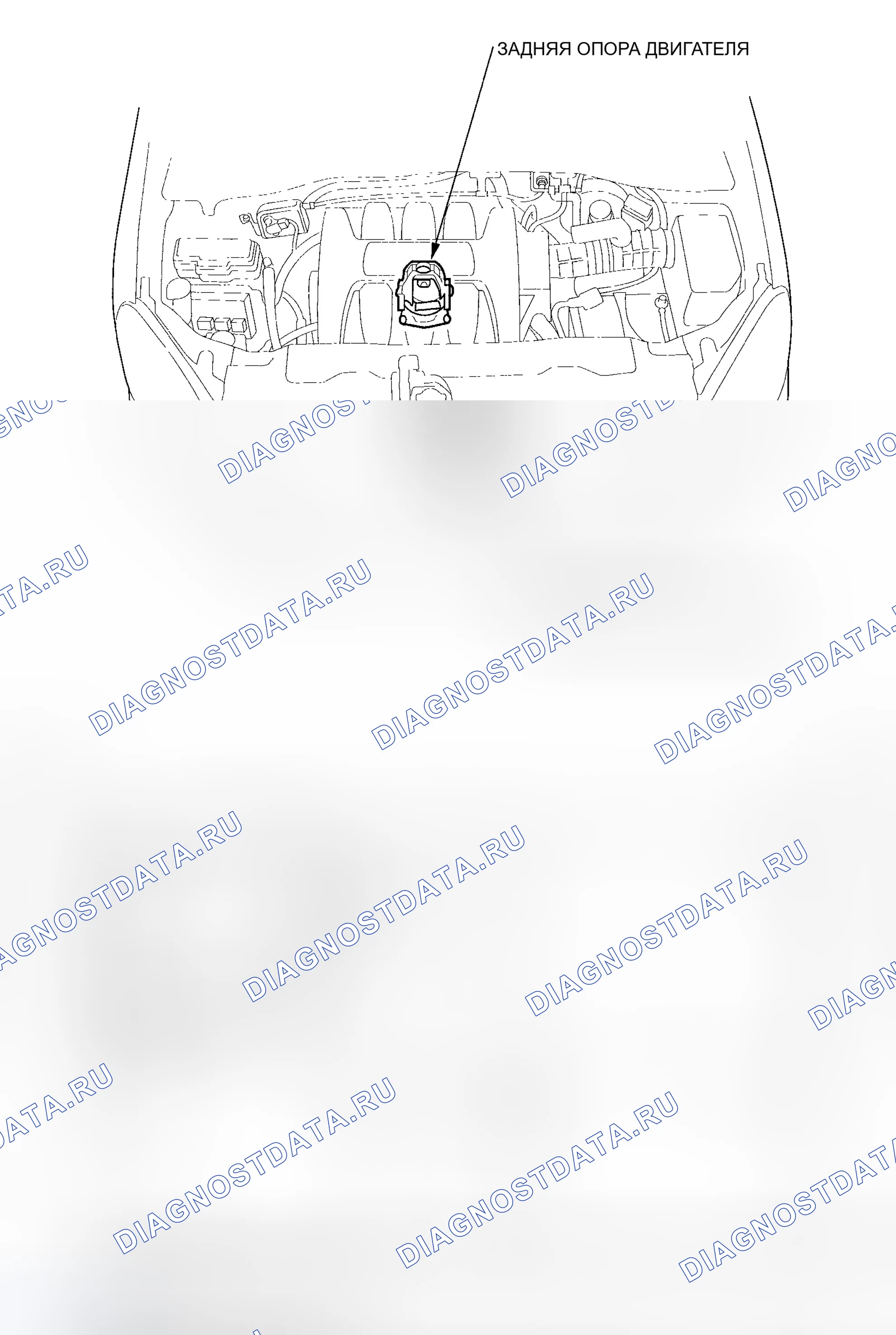 Рис. 460: Указатель расположения компонентов. Honda Pilot I