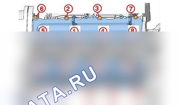 Снятие - установка: Распределительные валы — b1dl03fd. Peugeot 607 I рестайлинг