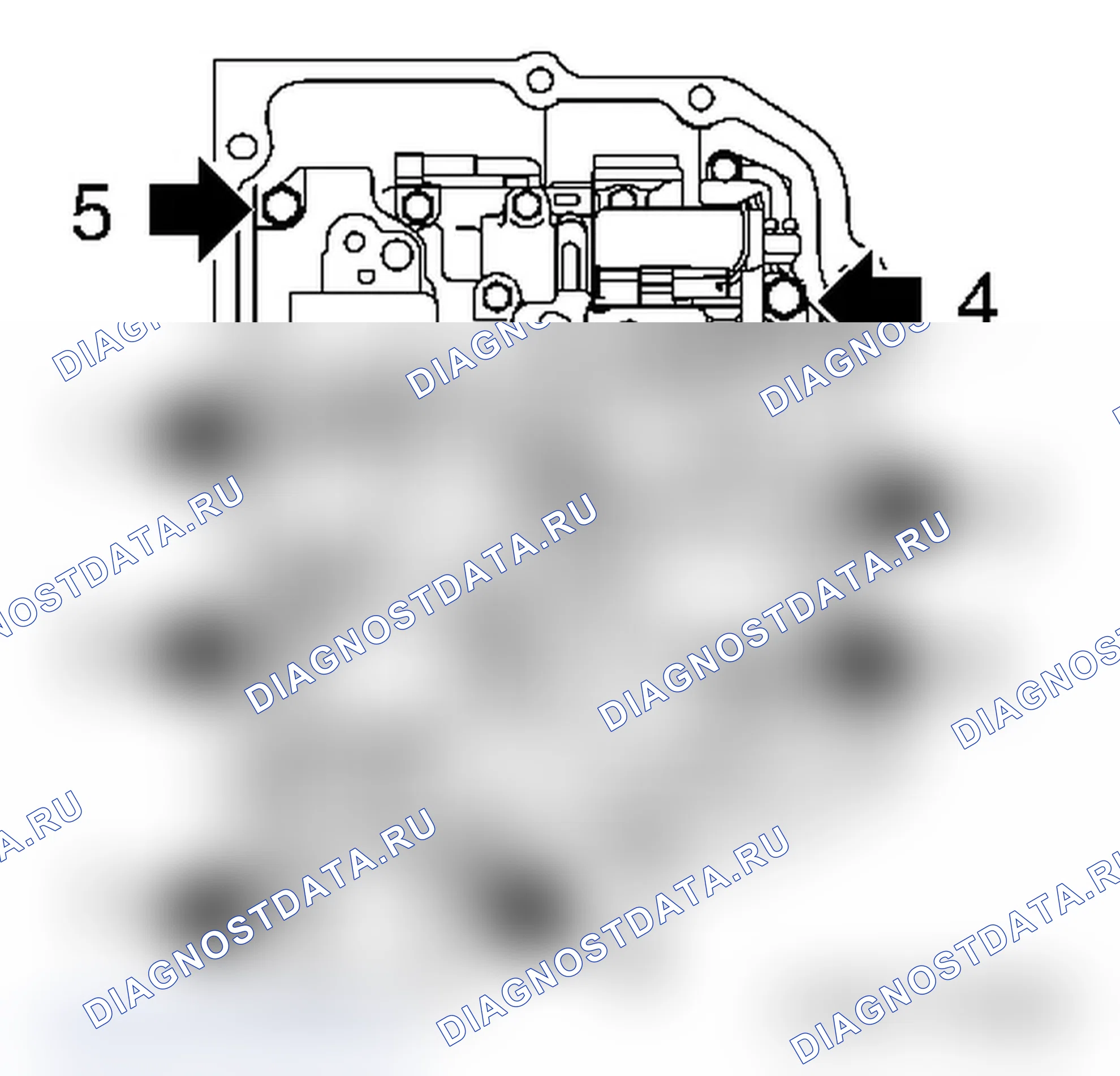 Демонтаж и монтаж корпуса клапана (коробка передач установлена) (AF 40). Opel Zafira B