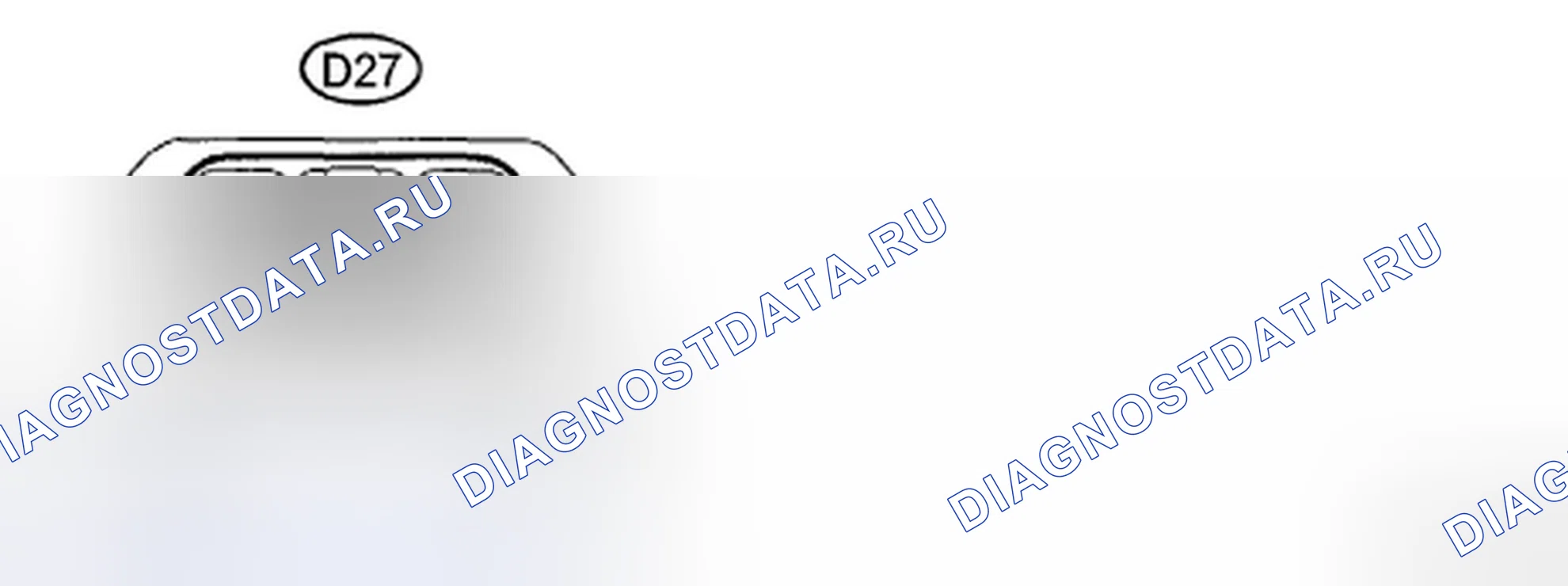 Рис. 39: КЛЕММЫ блока управления (ЭБУ). Toyota Highlander II