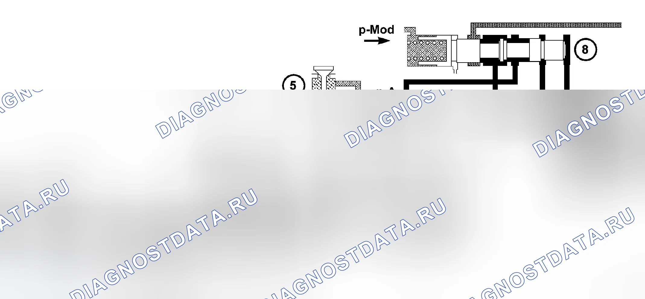 Рис. 110: Регулирующий клапан муфты блокировки гидротрансформатора. Dodge Magnum I рестайлинг